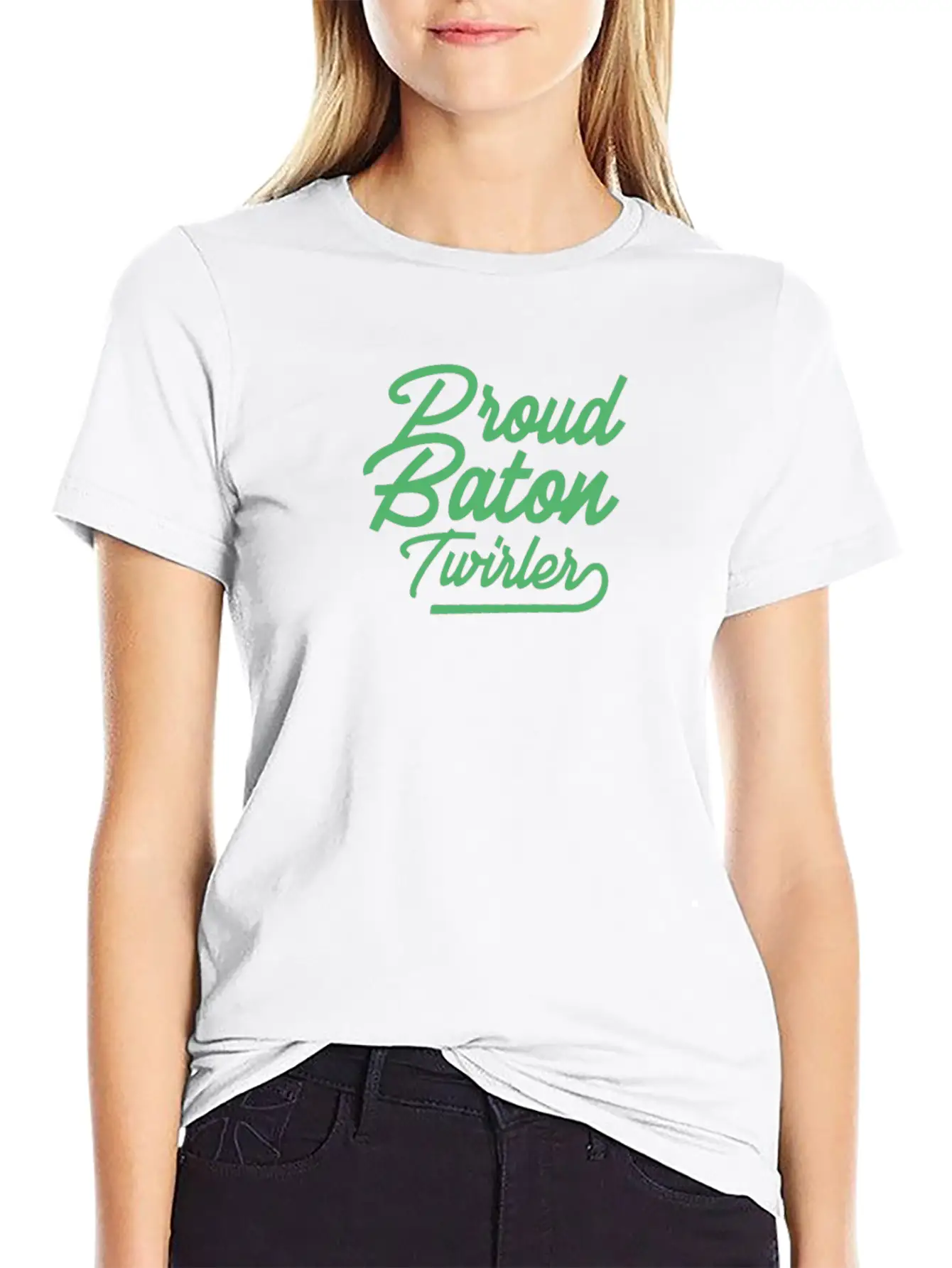 Athlete Baton Twirling Essential Cotton Tee For Daily Outfits – Unisex Style