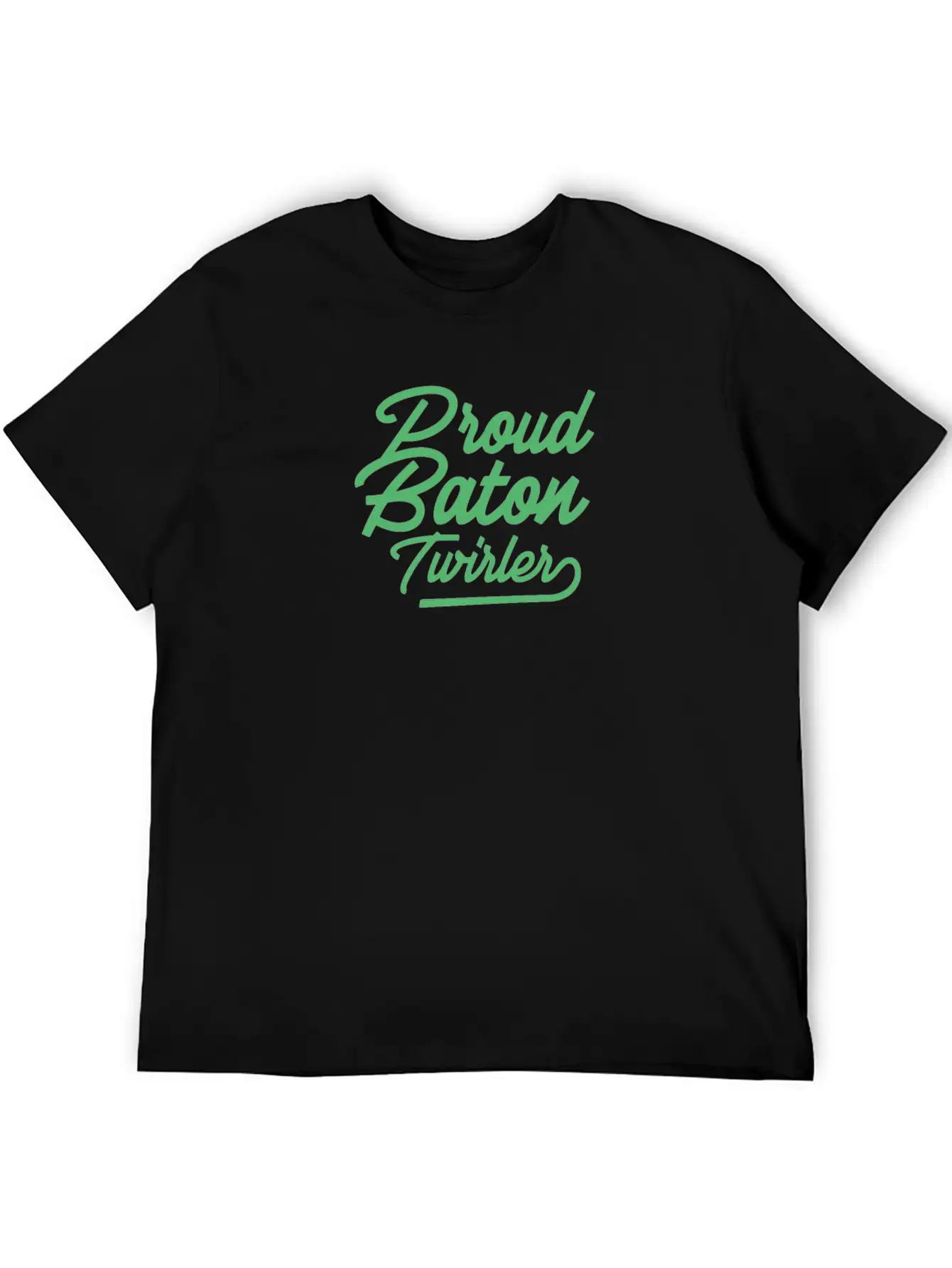 Athlete Baton Twirling Essential Cotton Tee For Daily Outfits – Unisex Style