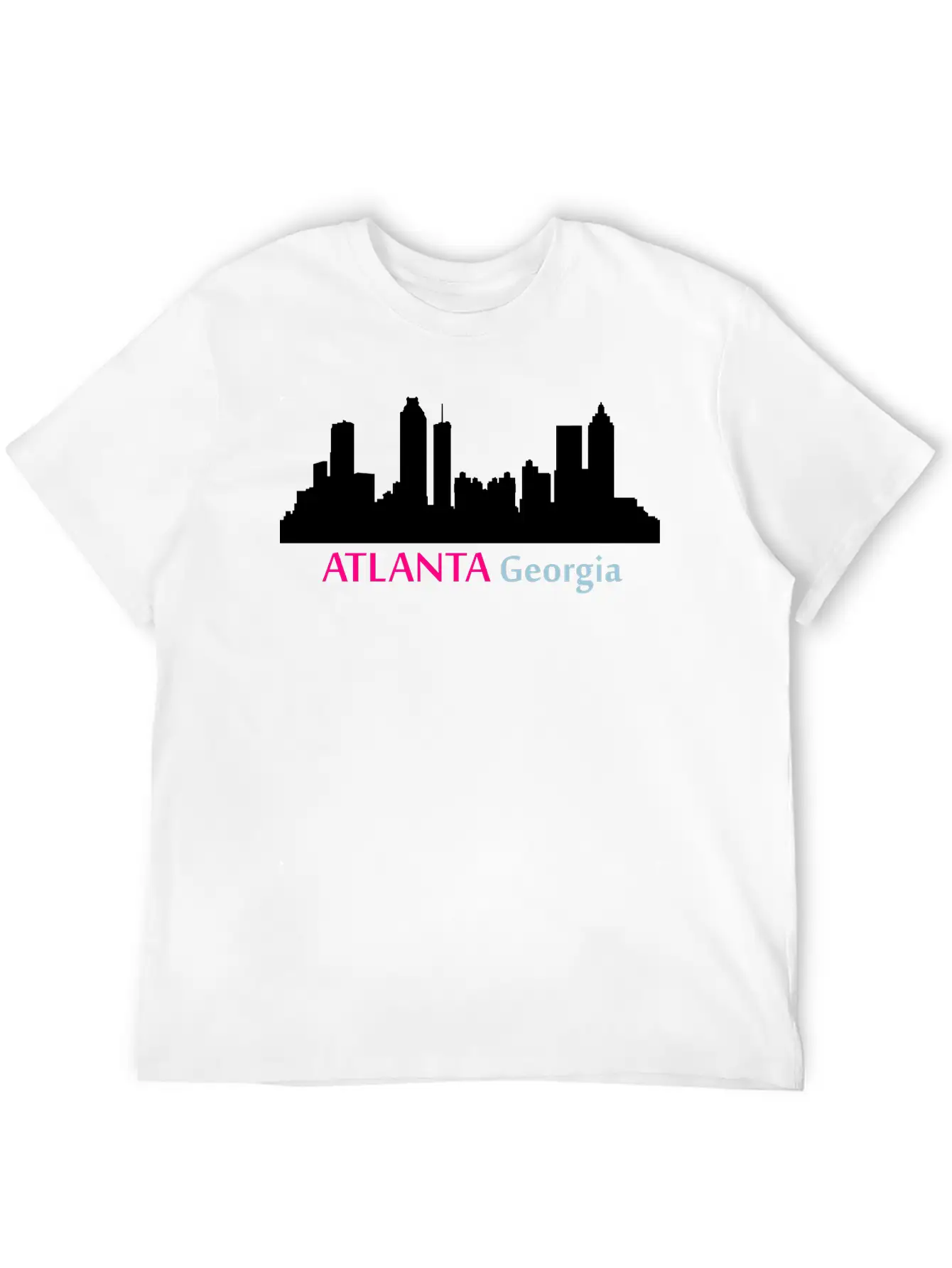 Atlanta, Georgia Lightweight Cotton T-Shirt – Daily Comfort Graphic Shirt