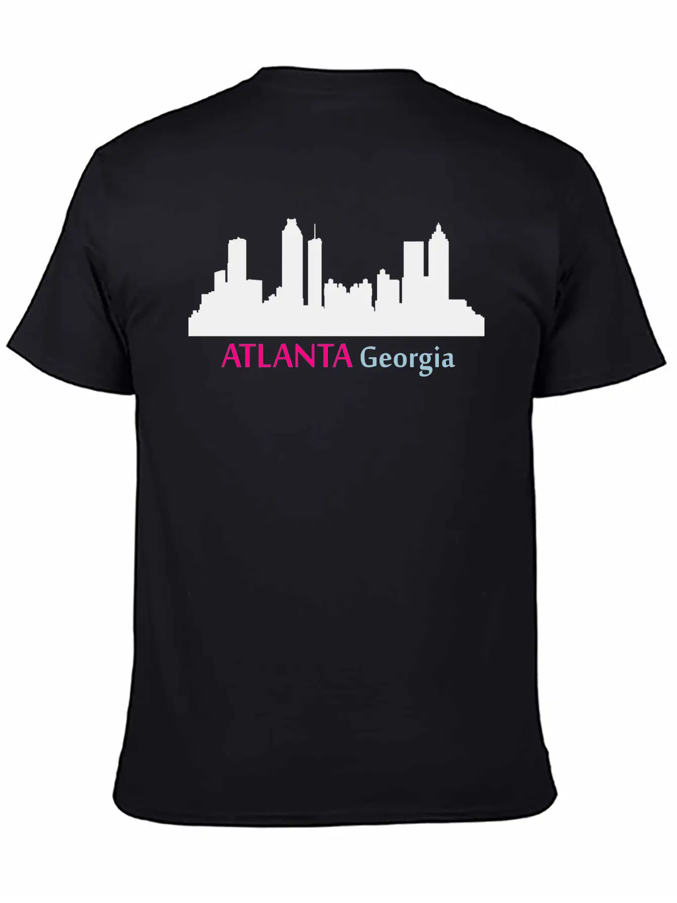 Atlanta, Georgia Lightweight Cotton T-Shirt – Daily Comfort Graphic Shirt