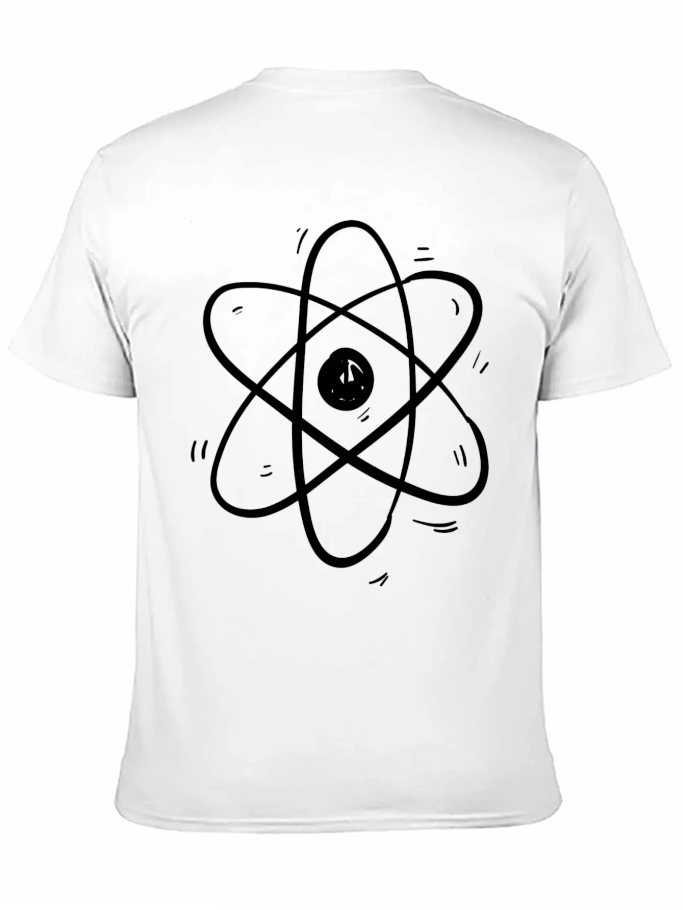 Atom Model Cosmos Particle Theory Physics All Modern Fit Casual T-Shirt ��� Clean And Versatile Design