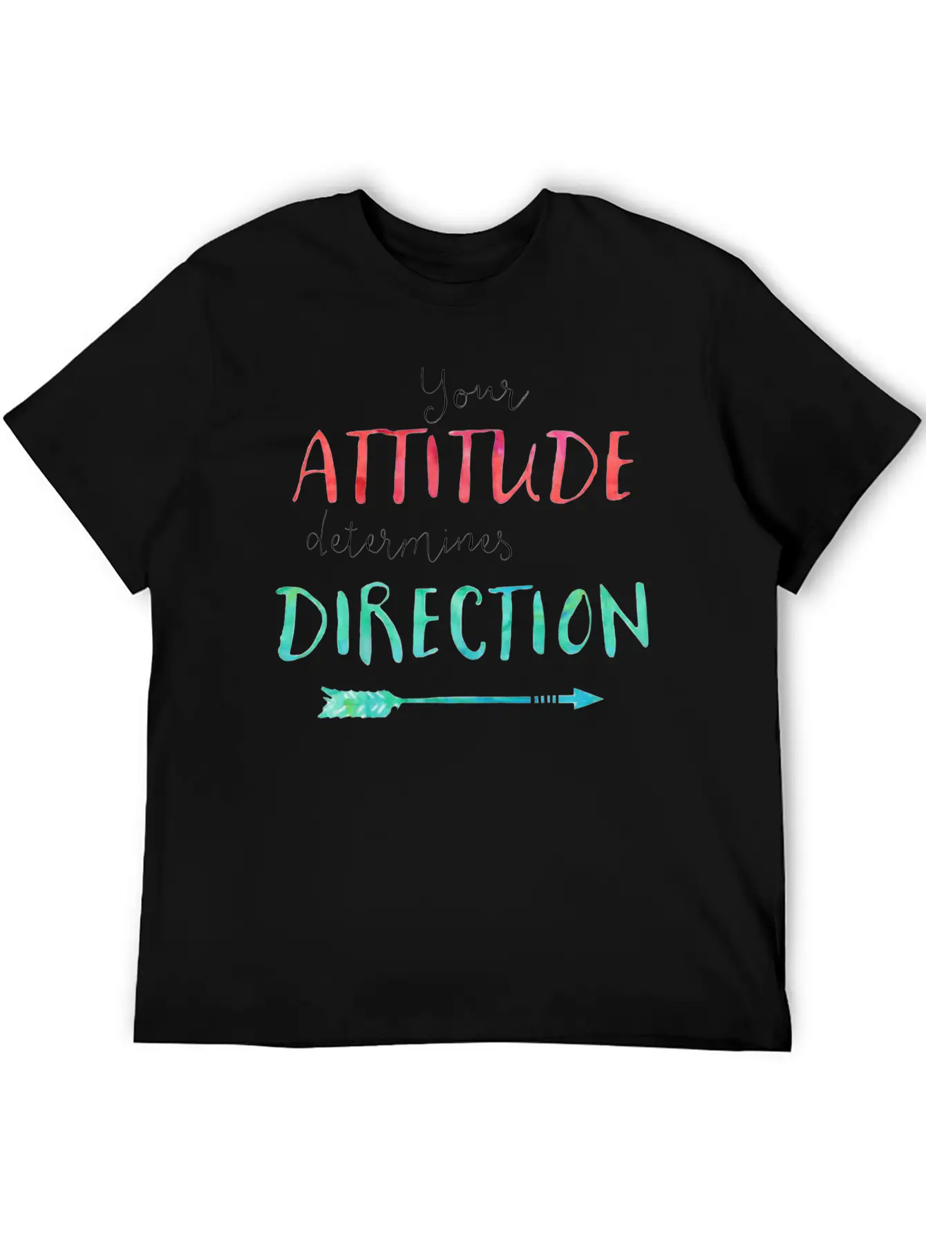 Attitude Classic Fit Graphic Tee For Daily Comfort – Unisex Cotton Shirt