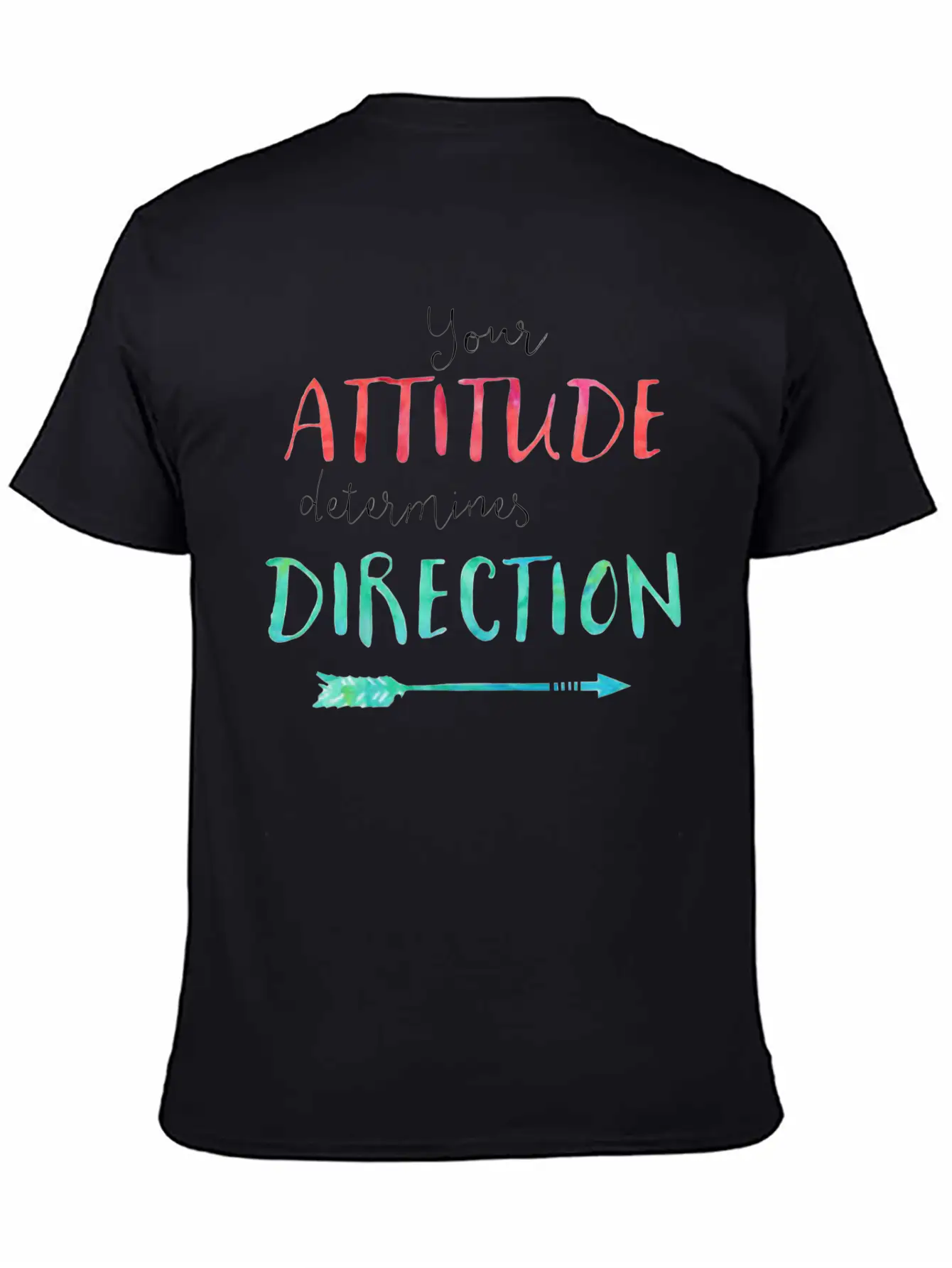 Attitude Classic Fit Graphic Tee For Daily Comfort – Unisex Cotton Shirt