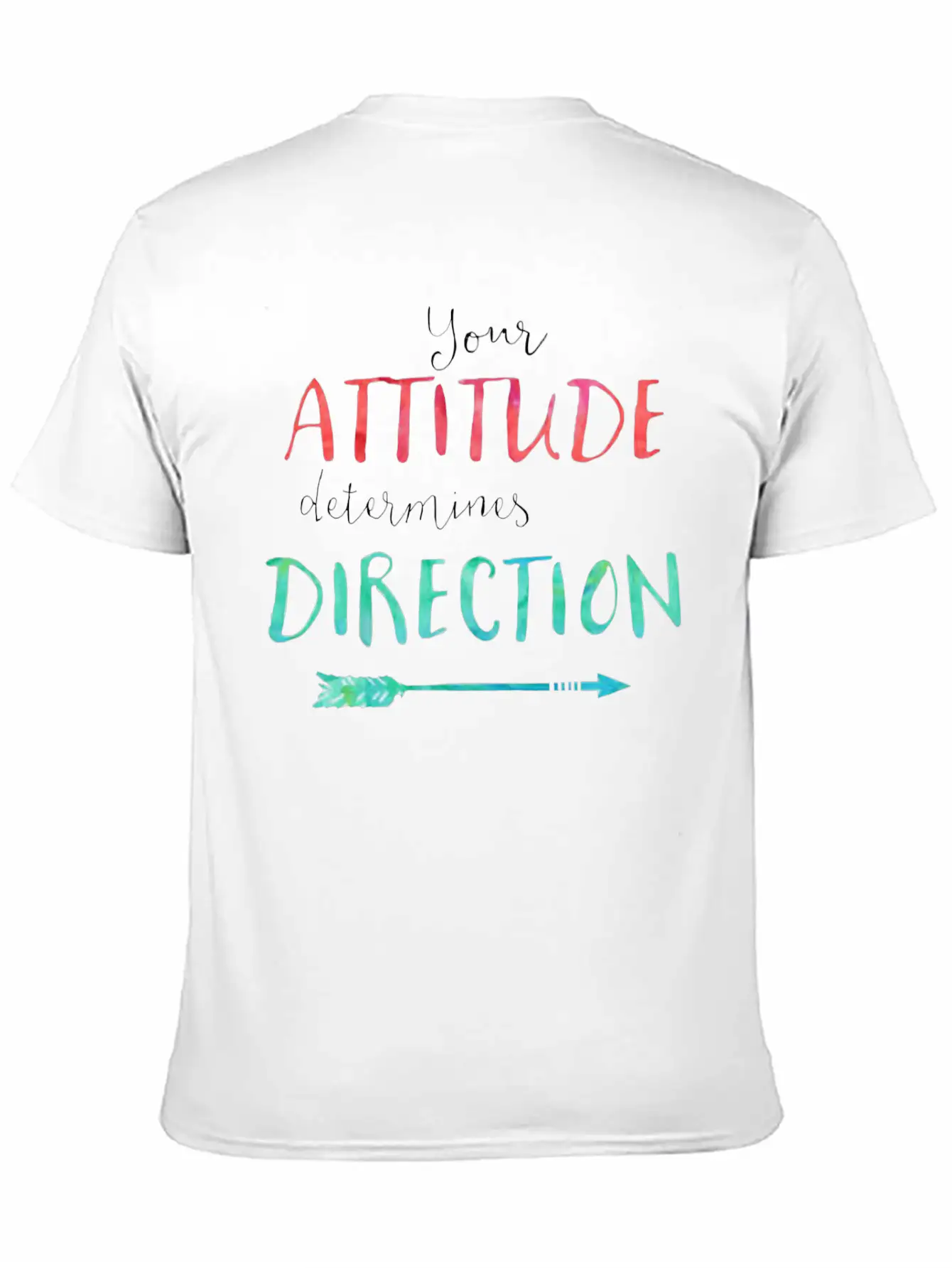 Attitude Classic Fit Graphic Tee For Daily Comfort – Unisex Cotton Shirt