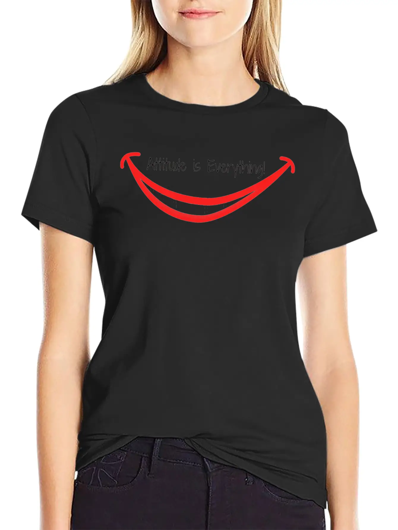 Attitude Is Everything Modern Fit Casual T-Shirt – Clean And Versatile Design