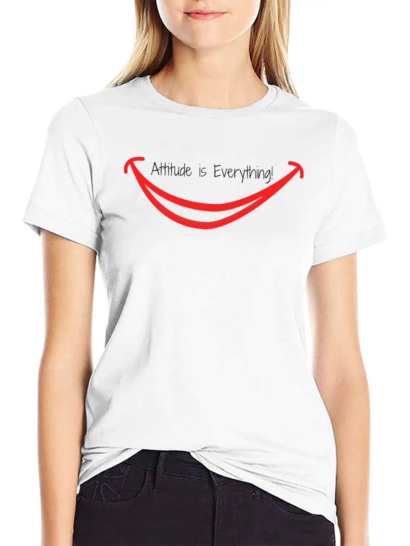 Attitude Is Everything Modern Fit Casual T-Shirt – Clean And Versatile Design