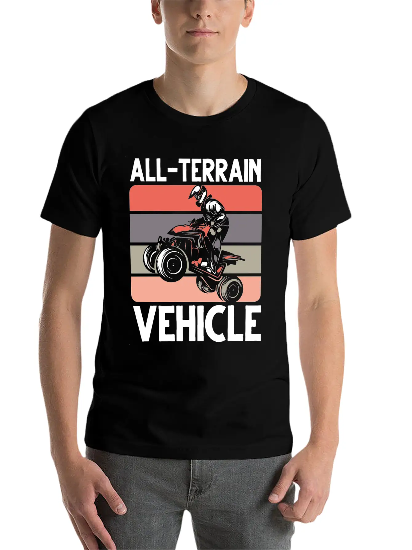ATV Quad All-Terrain Vehicle Racing Soft Cotton Short Sleeve Tee – Unisex Wardrobe Staple