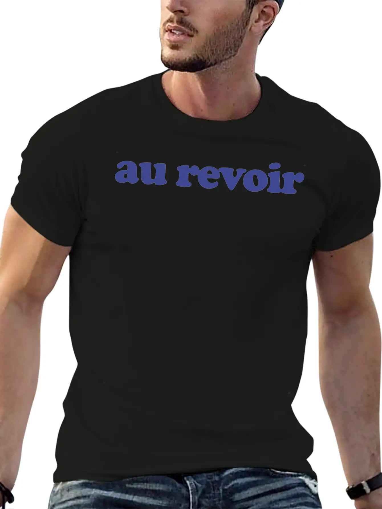 Au Revoir Retro Vintage French Fashion Chic Essential Cotton Tee For Daily Outfits – Unisex Style