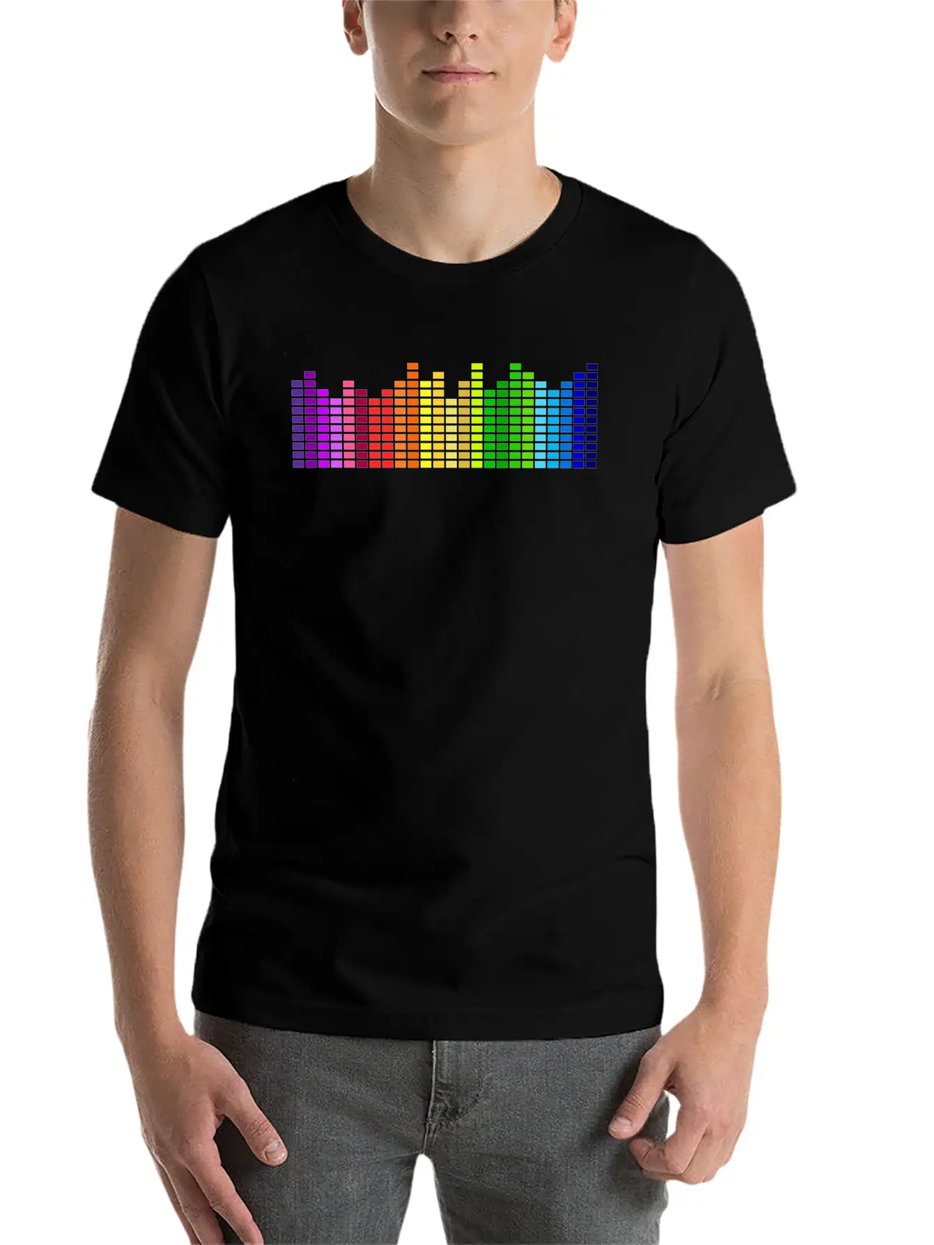 Audio Graphic Comfortable Minimalist Graphic Tee – Summer Style Essential