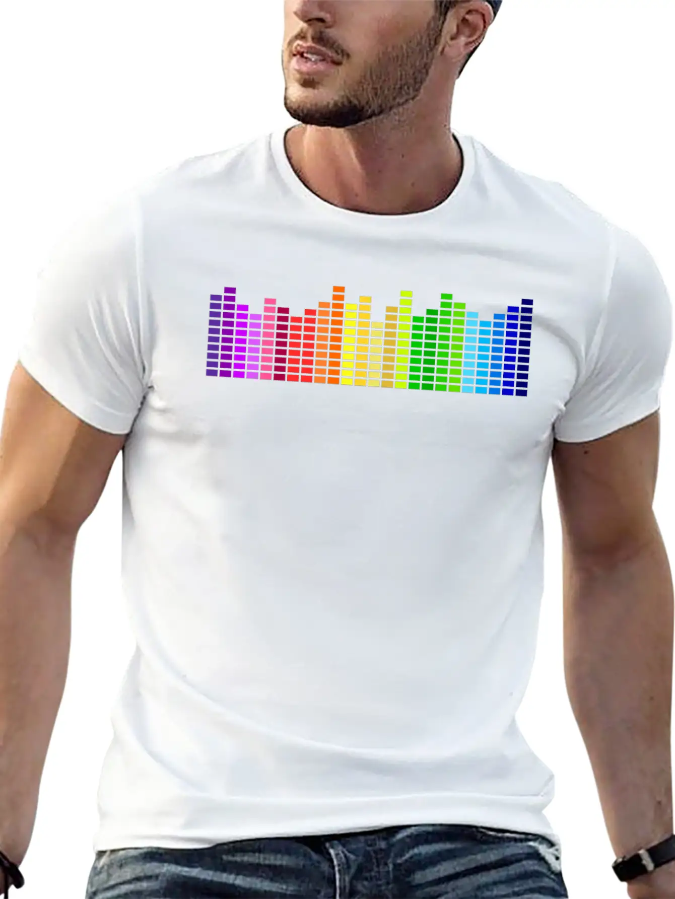Audio Graphic Comfortable Minimalist Graphic Tee – Summer Style Essential