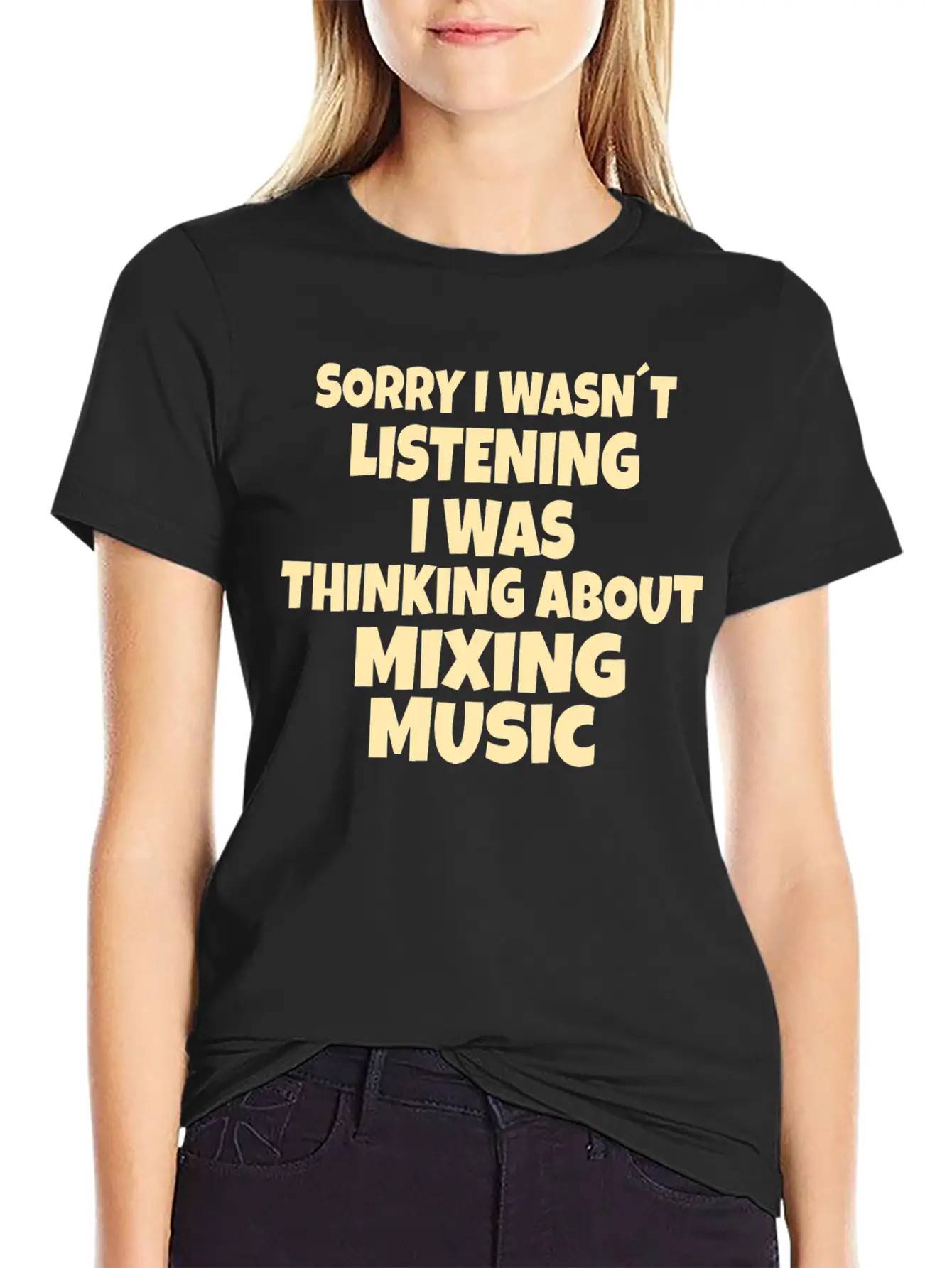 AUDIOLOGIST / CAR STEREO: Sorry I Wasn´t Listening Stylish Everyday T-Shirt – Unisex Basic Cotton Tee