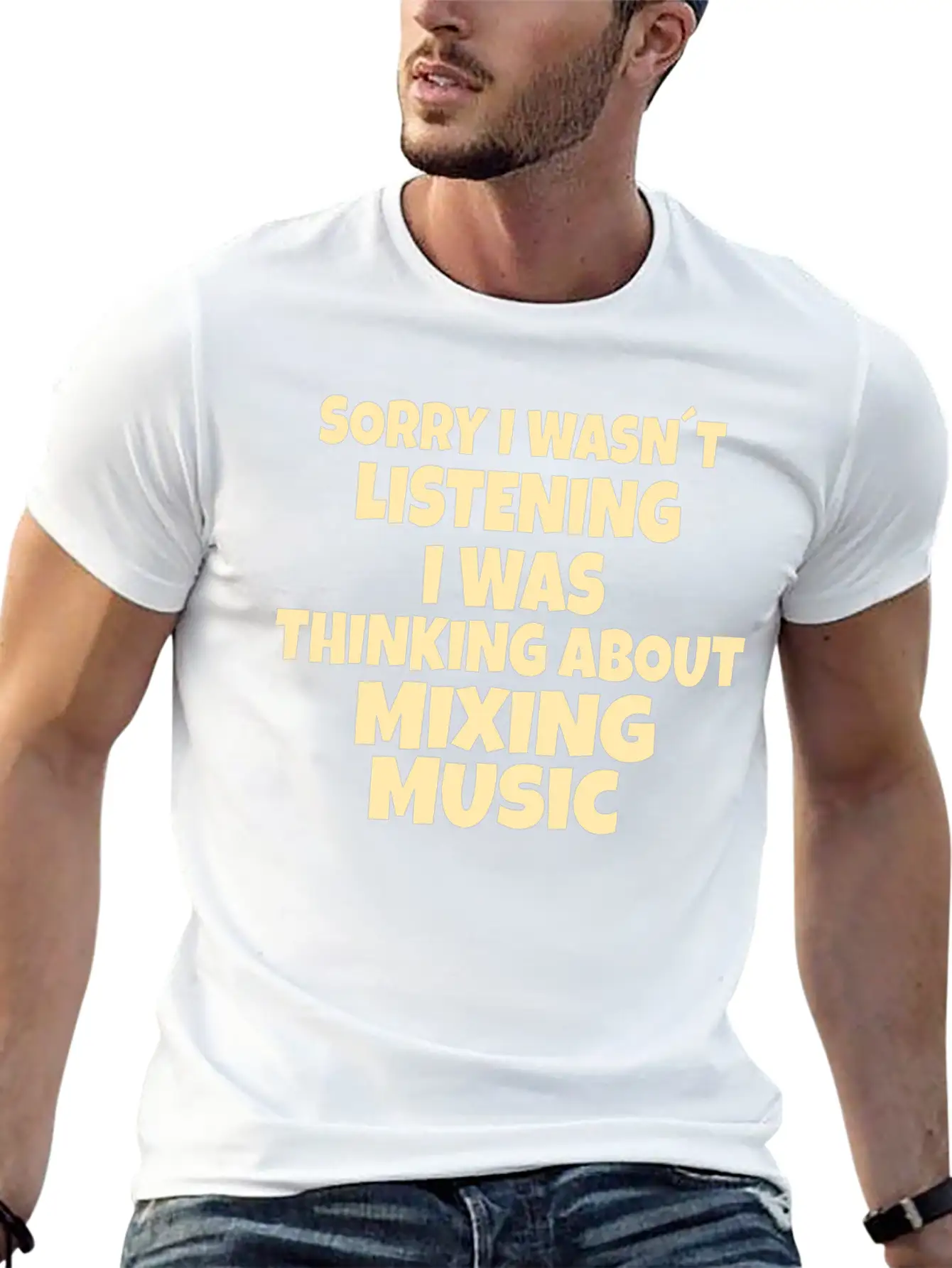 AUDIOLOGIST / CAR STEREO: Sorry I Wasn´t Listening Stylish Everyday T-Shirt – Unisex Basic Cotton Tee