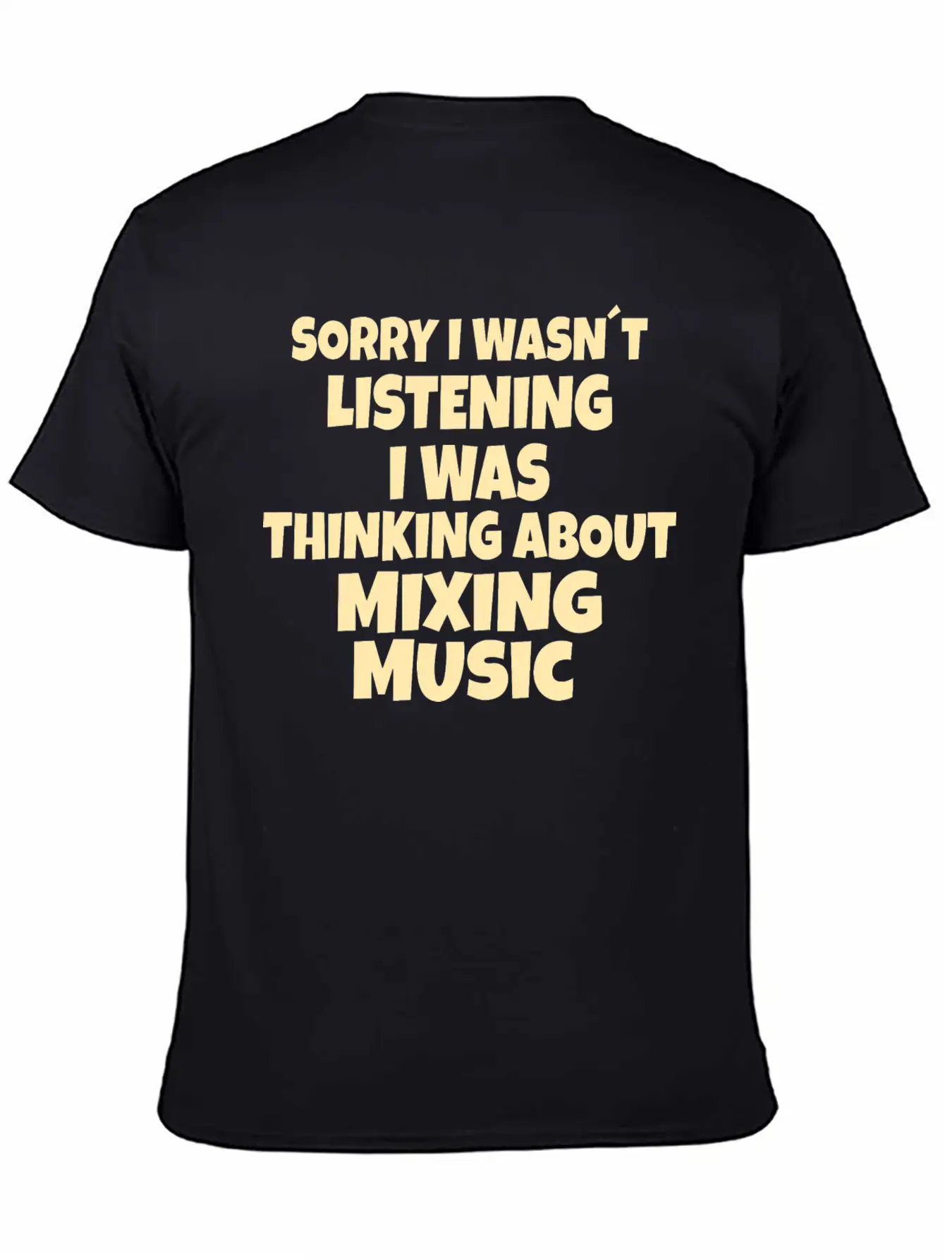 AUDIOLOGIST / CAR STEREO: Sorry I Wasn´t Listening Stylish Everyday T-Shirt – Unisex Basic Cotton Tee