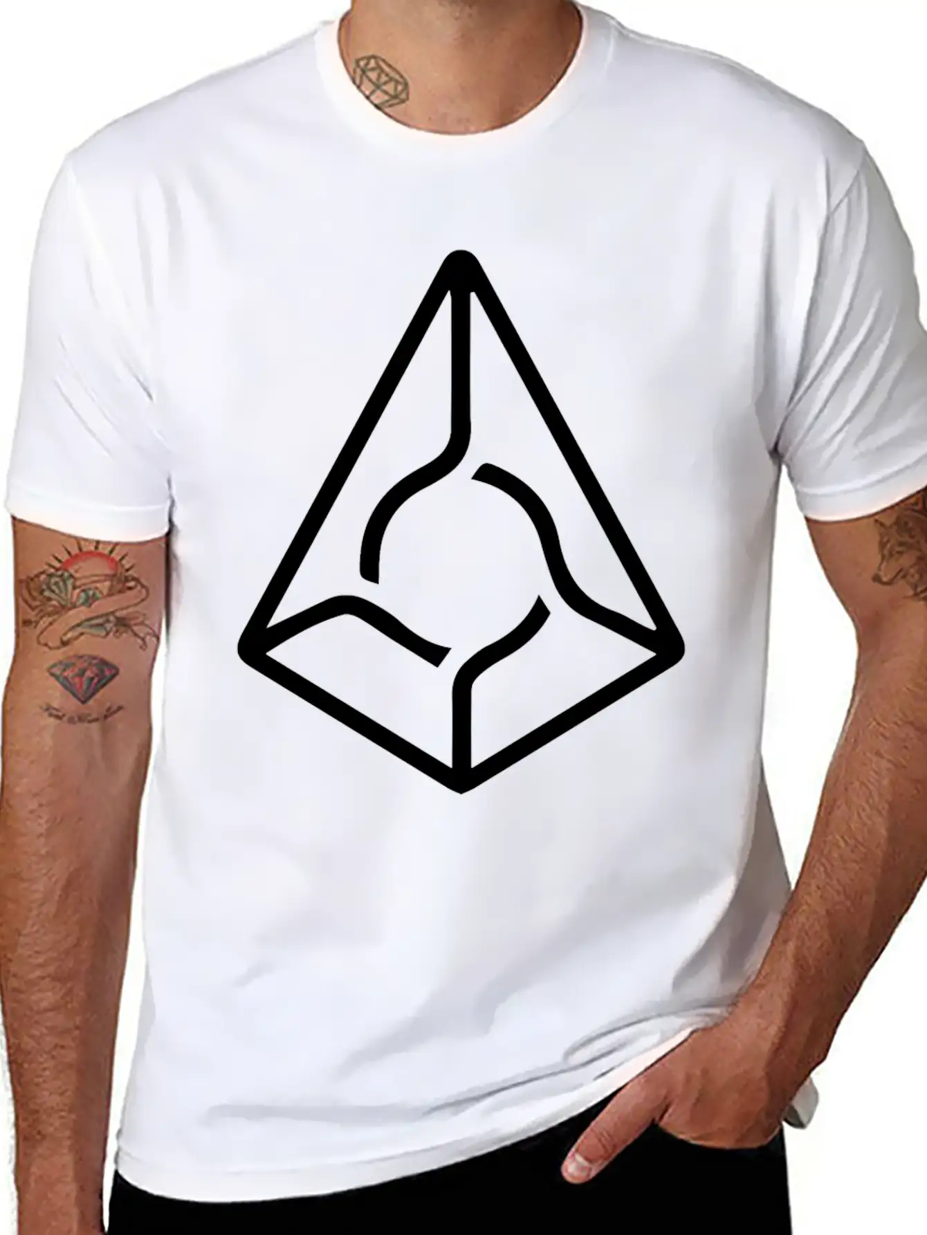 Augur REP Basic Graphic T-Shirt – Daily Comfort In Soft Cotton