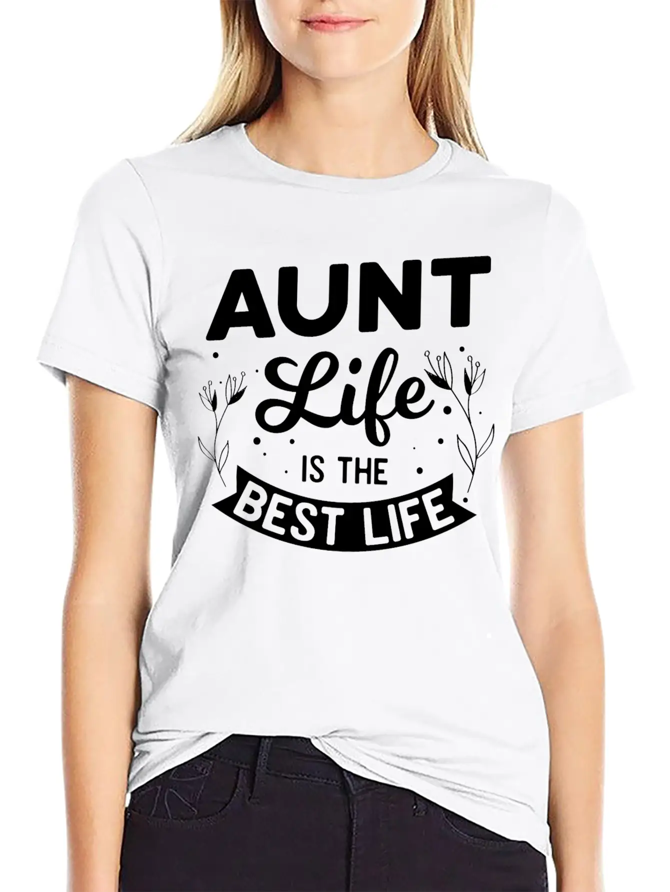 Aunt Life Is The Best Life Unisex Casual T-Shirt – Clean Design For Daily Comfort