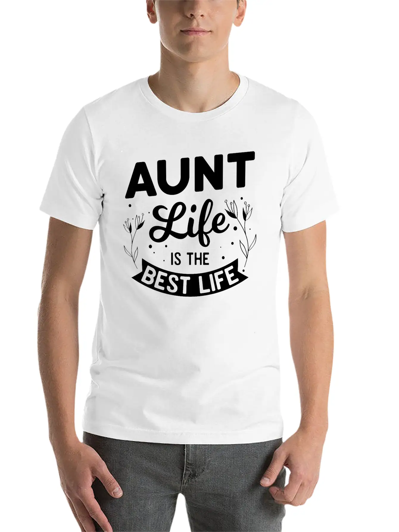 Aunt Life Is The Best Life Unisex Casual T-Shirt – Clean Design For Daily Comfort