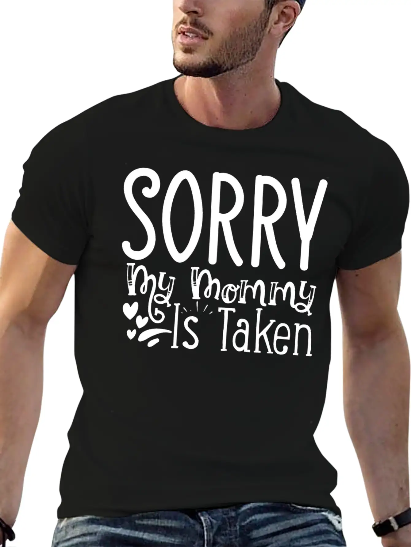 Aunt Line Sorry My Mommy Is Taken Lightweight Cotton T-Shirt – Daily Comfort Graphic Shirt