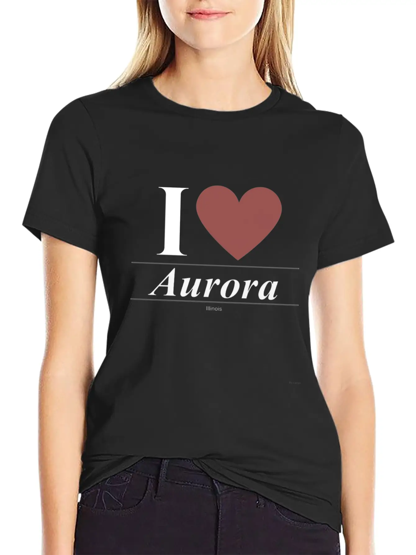 Aurora Illinois IL Illinoisan Unisex Casual T-Shirt ��� Clean Design For Daily Comfort