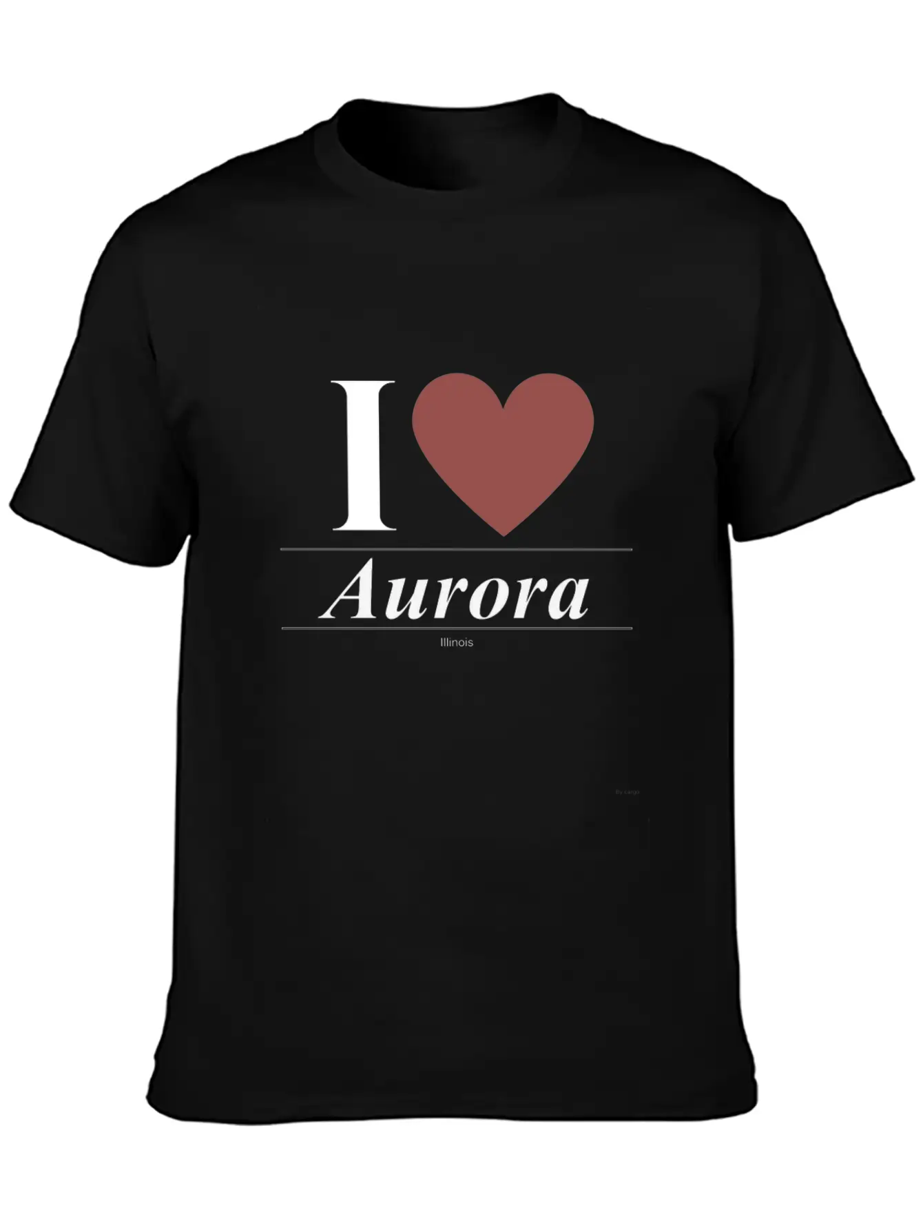 Aurora Illinois IL Illinoisan Unisex Casual T-Shirt ��� Clean Design For Daily Comfort