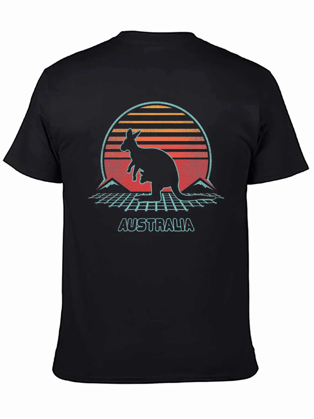 Australia 80S Style Soft Cotton Short Sleeve Tee – Unisex Wardrobe Staple