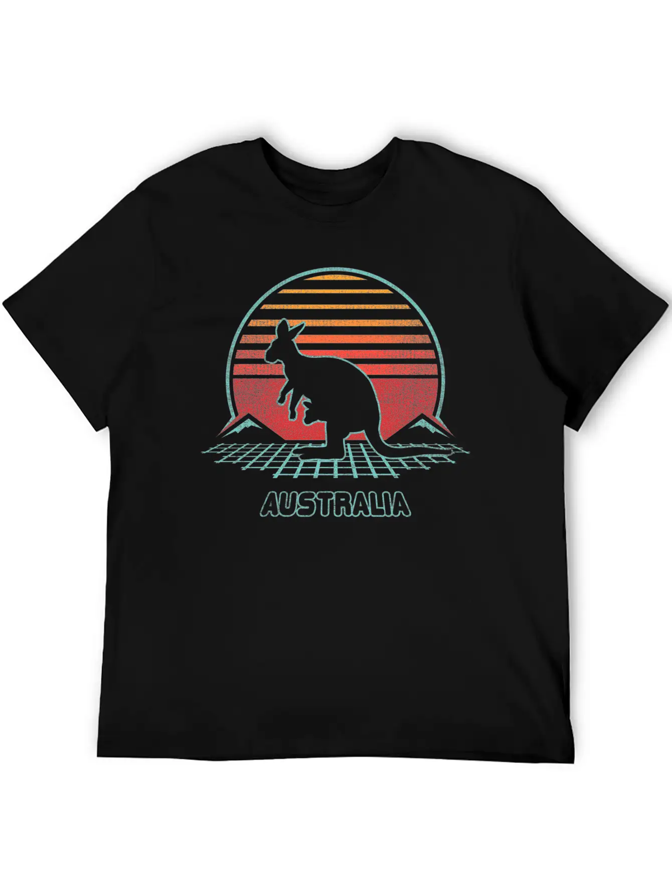 Australia 80S Style Soft Cotton Short Sleeve Tee – Unisex Wardrobe Staple