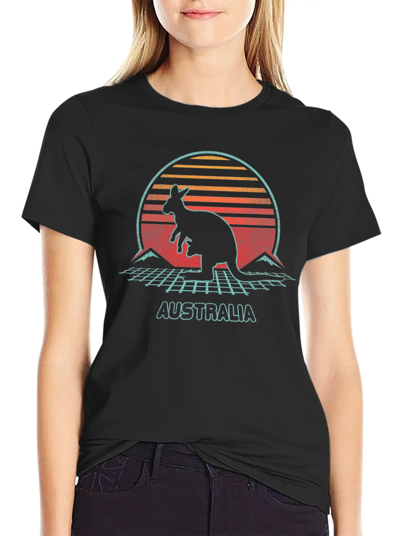 Australia 80S Style Soft Cotton Short Sleeve Tee – Unisex Wardrobe Staple