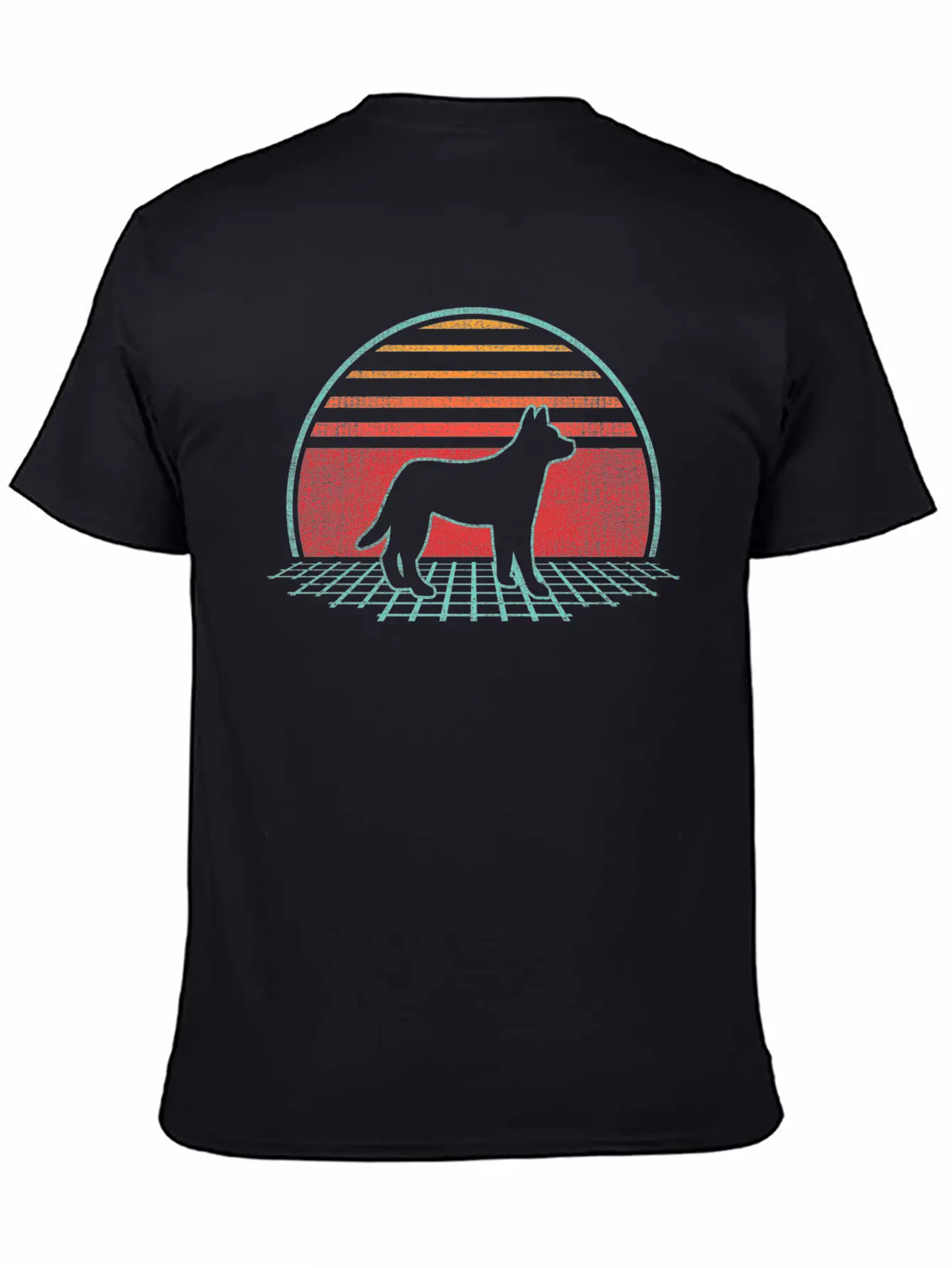 Australian Cattle Dog 80S Style Lightweight Cotton T-Shirt – Daily Comfort Graphic Shirt