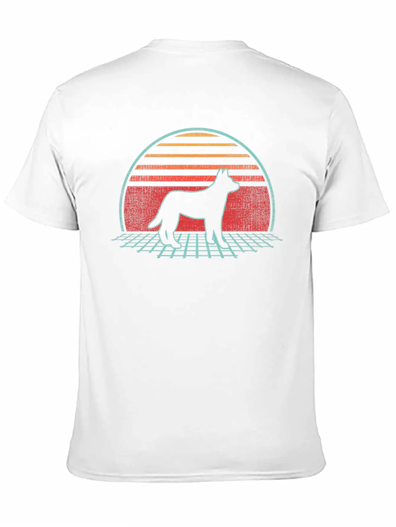 Australian Cattle Dog 80S Style Lightweight Cotton T-Shirt – Daily Comfort Graphic Shirt