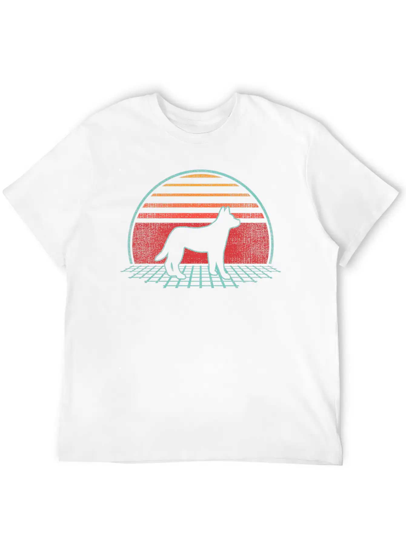Australian Cattle Dog 80S Style Lightweight Cotton T-Shirt – Daily Comfort Graphic Shirt