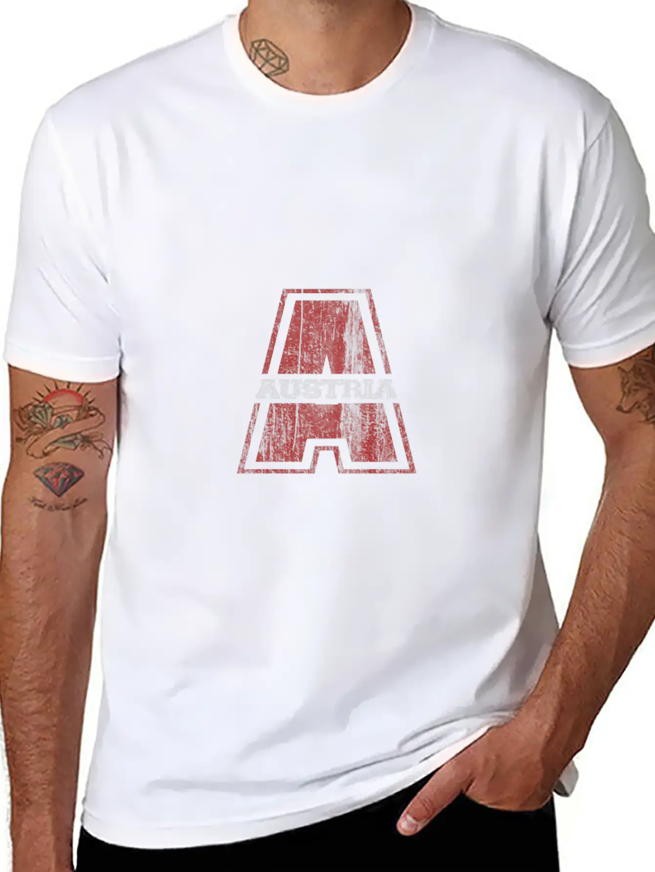 Austria Vienna Alpes Country Flag Soft Cotton Short Sleeve Tee – Unisex Wardrobe Staple