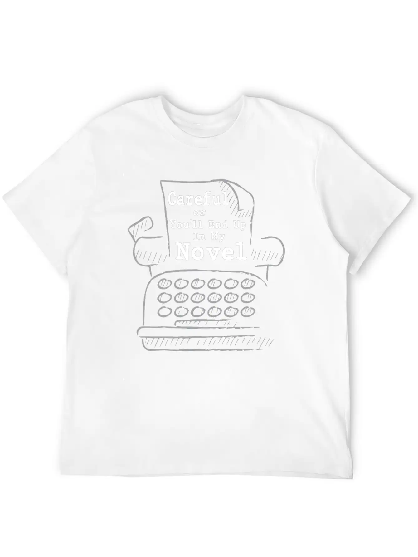 Author Book Writer Literature Bookworm Writing Essential Cotton Tee For Daily Outfits – Unisex Style