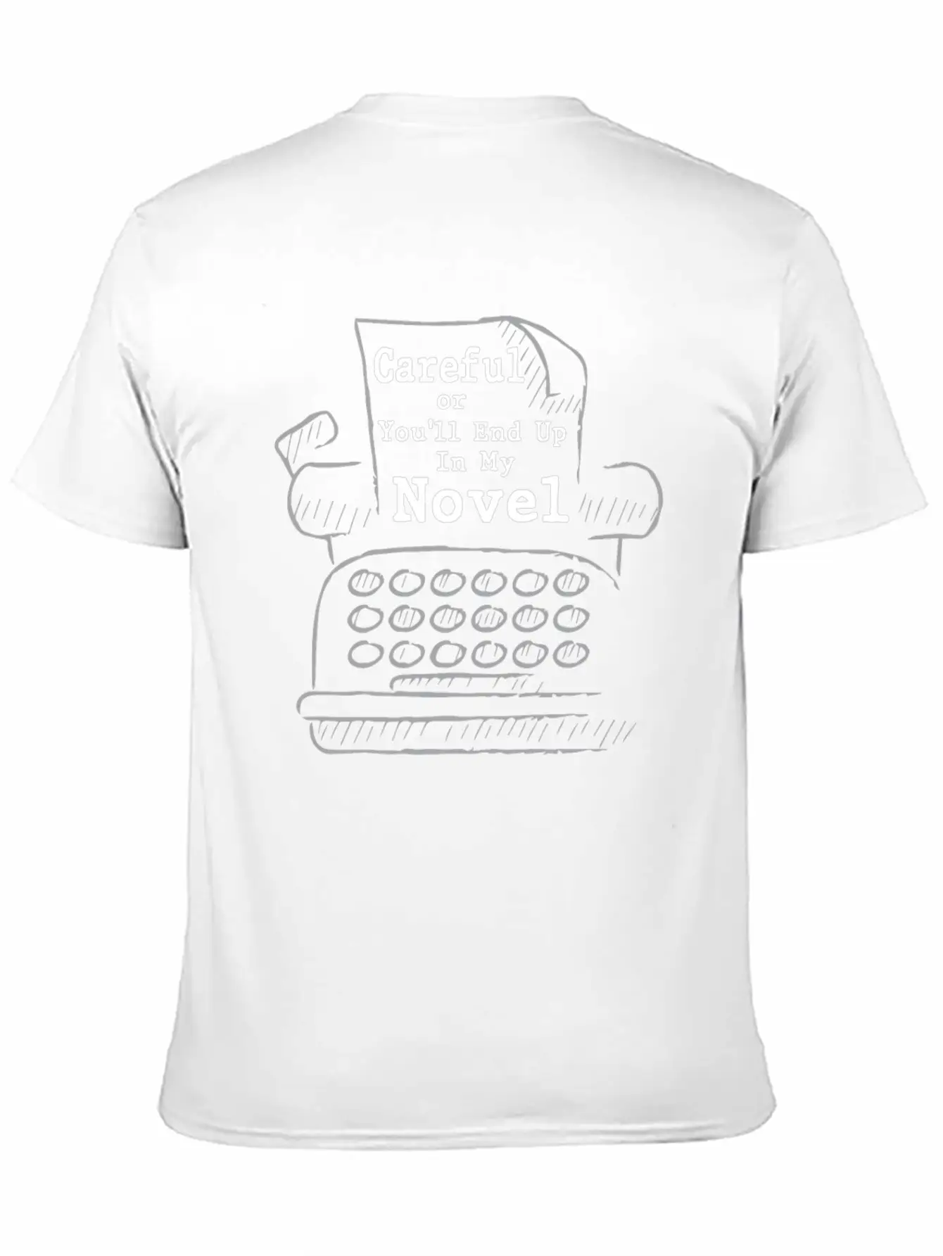 Author Book Writer Literature Bookworm Writing Essential Cotton Tee For Daily Outfits – Unisex Style