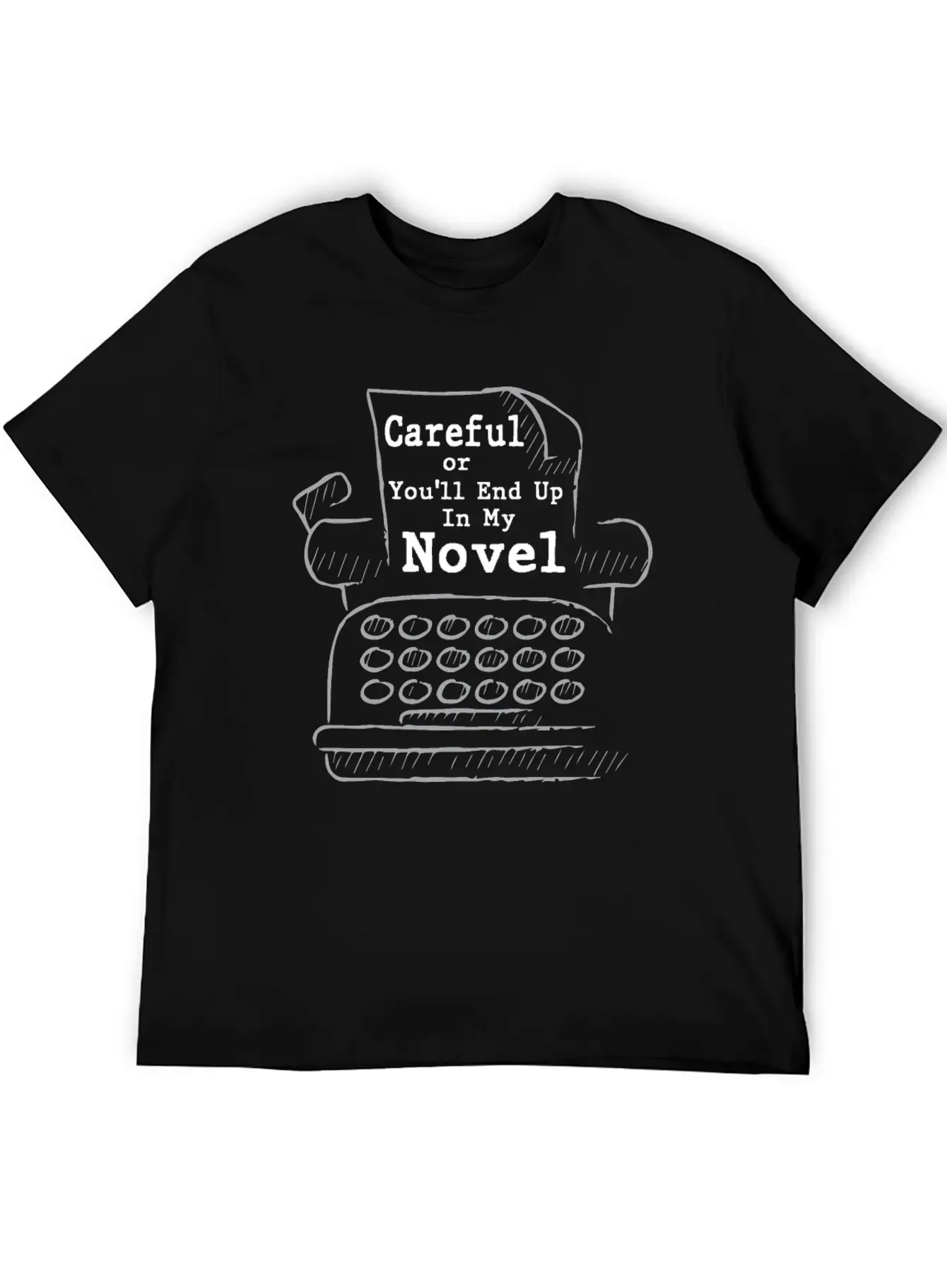 Author Book Writer Literature Bookworm Writing Essential Cotton Tee For Daily Outfits – Unisex Style