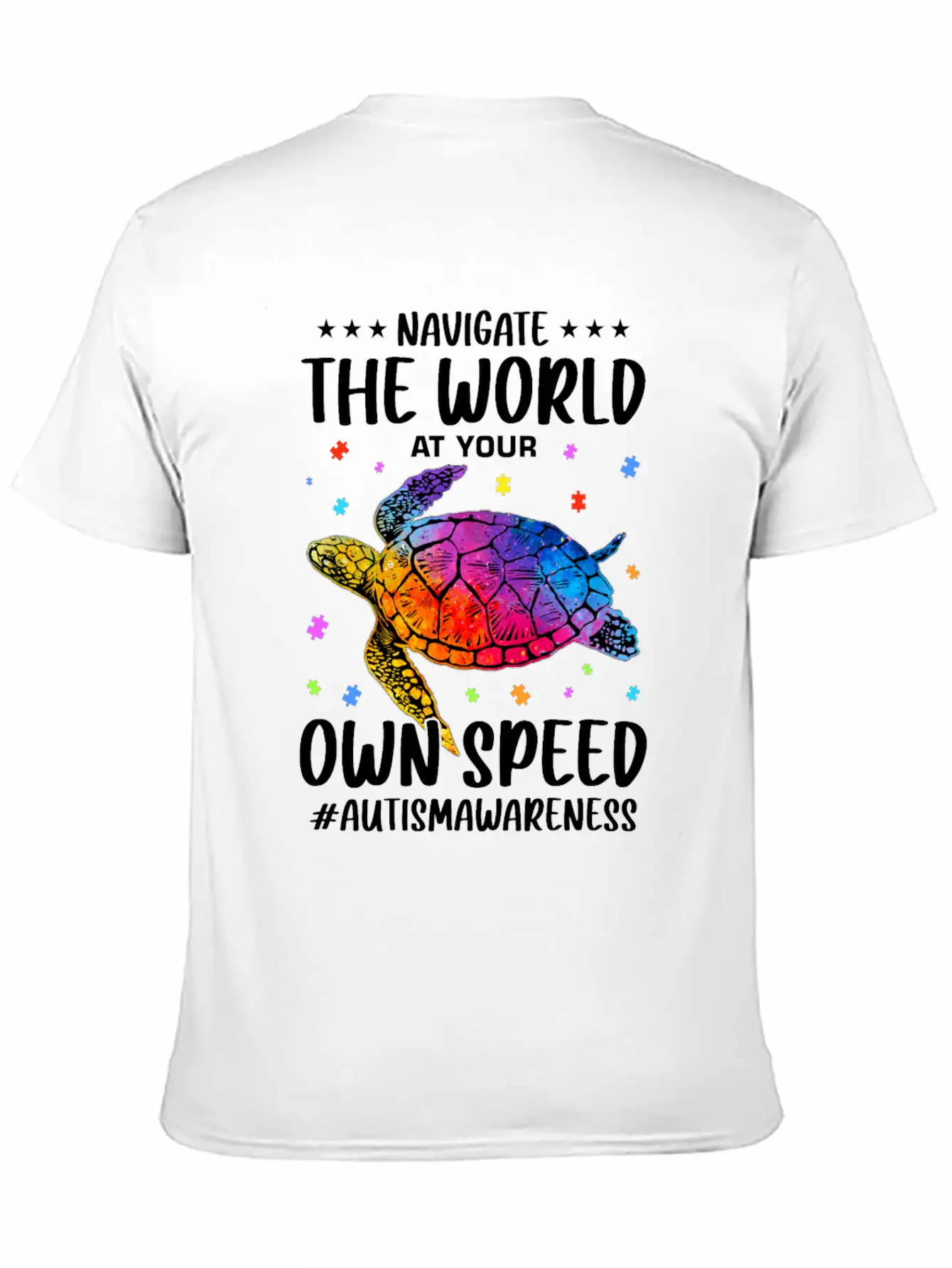 Autism Awareness Autist Classic Fit Graphic Tee For Daily Comfort – Unisex Cotton Shirt