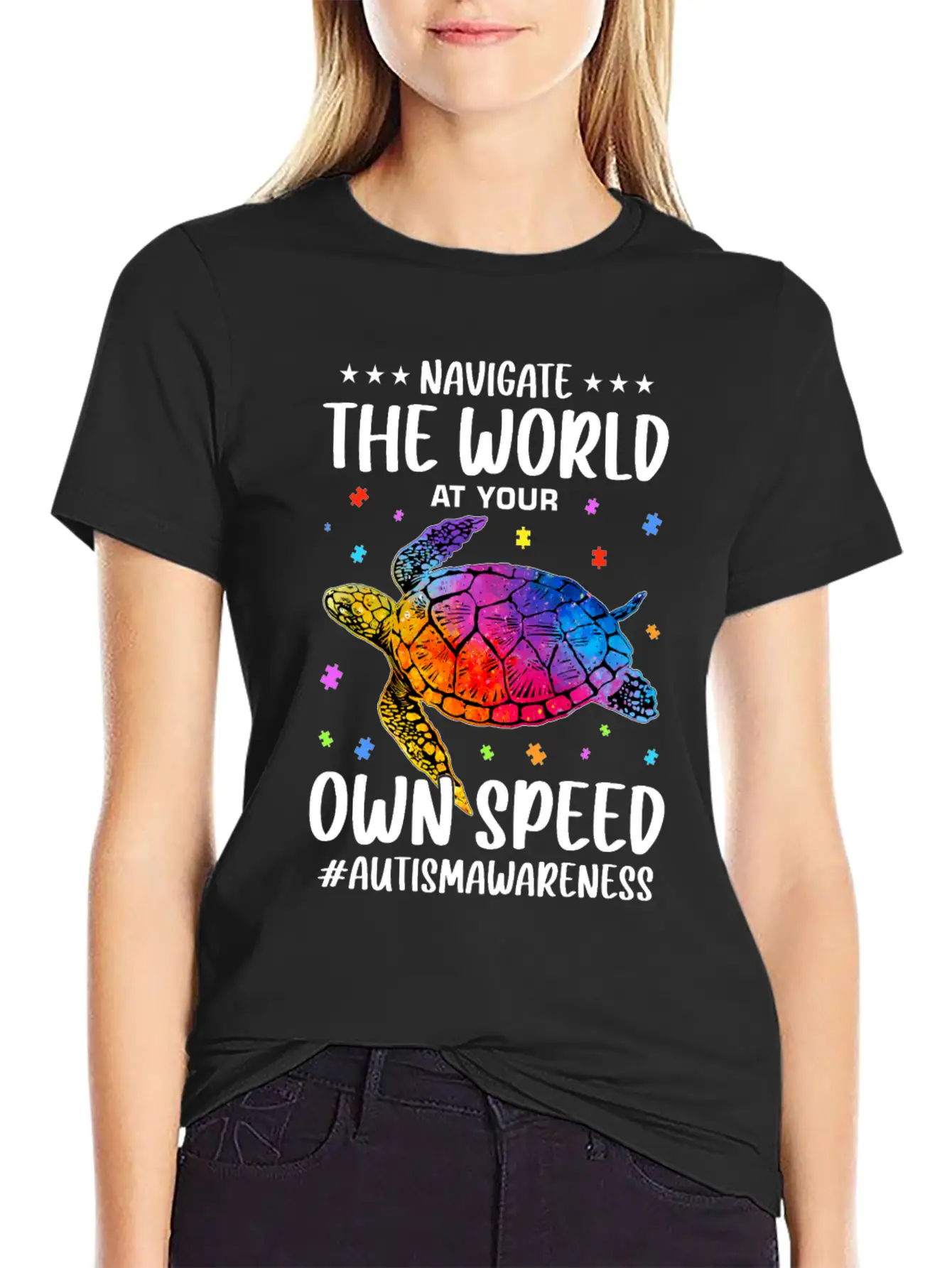 Autism Awareness Autist Classic Fit Graphic Tee For Daily Comfort – Unisex Cotton Shirt
