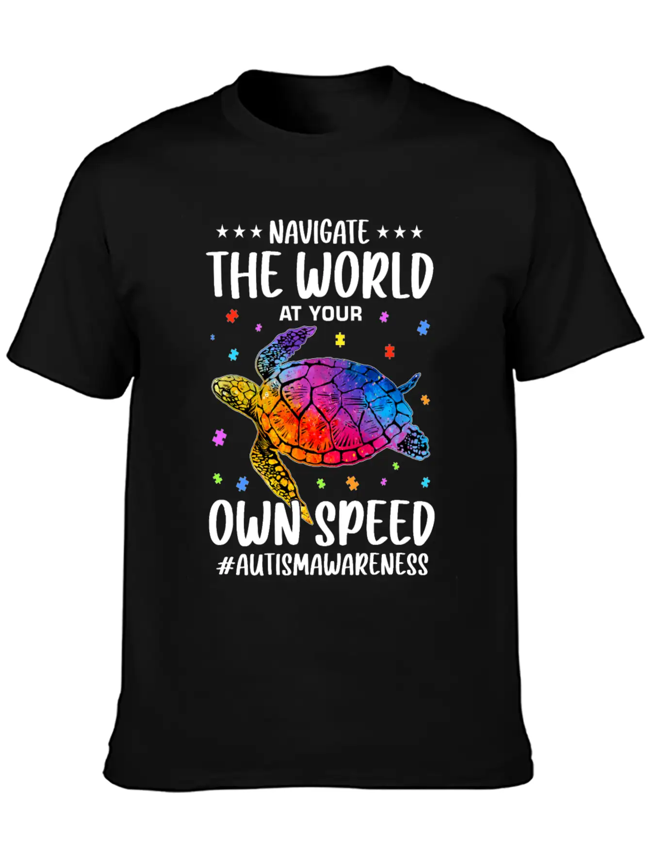 Autism Awareness Autist Classic Fit Graphic Tee For Daily Comfort – Unisex Cotton Shirt