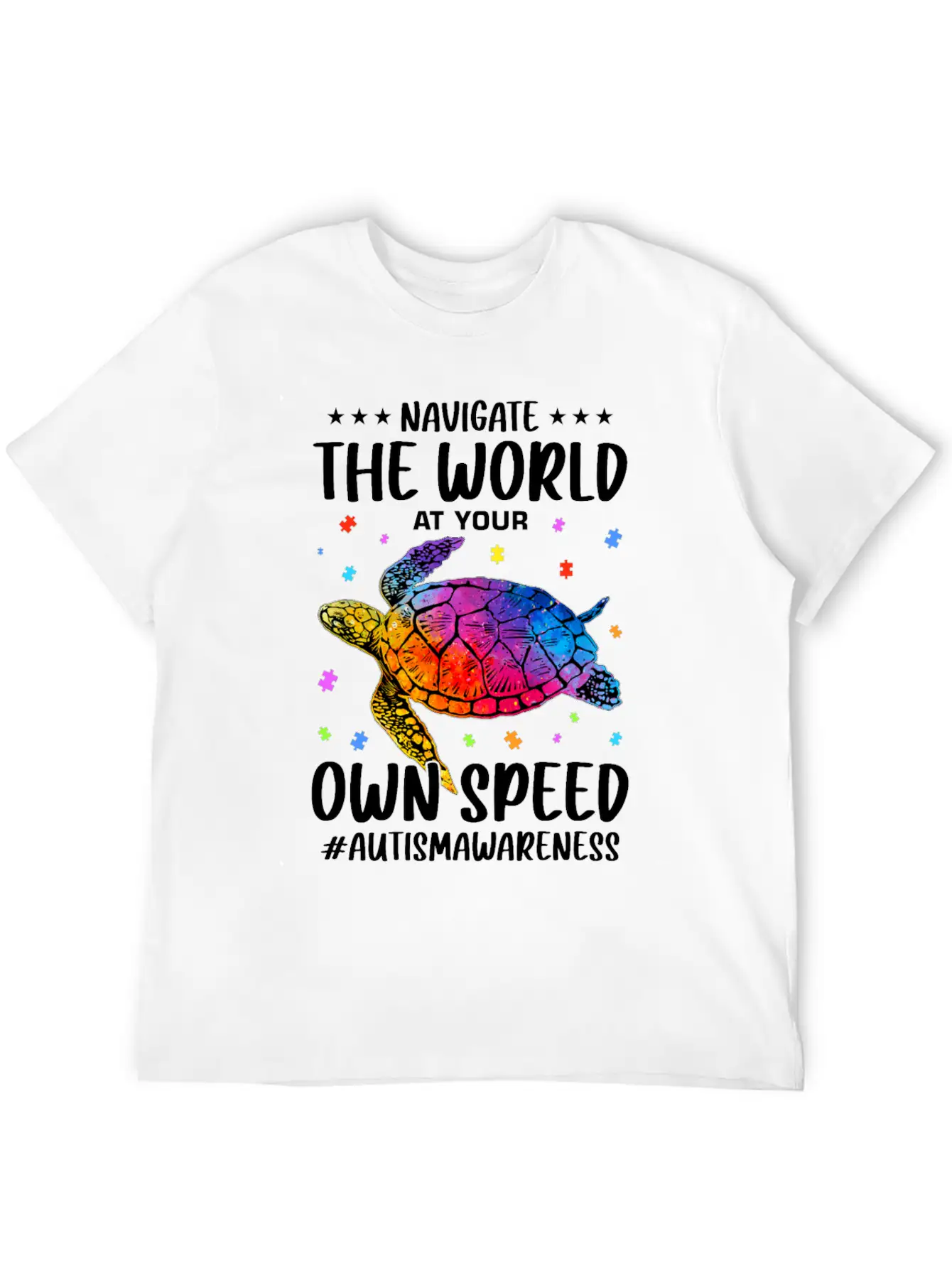 Autism Awareness Autist Classic Fit Graphic Tee For Daily Comfort – Unisex Cotton Shirt