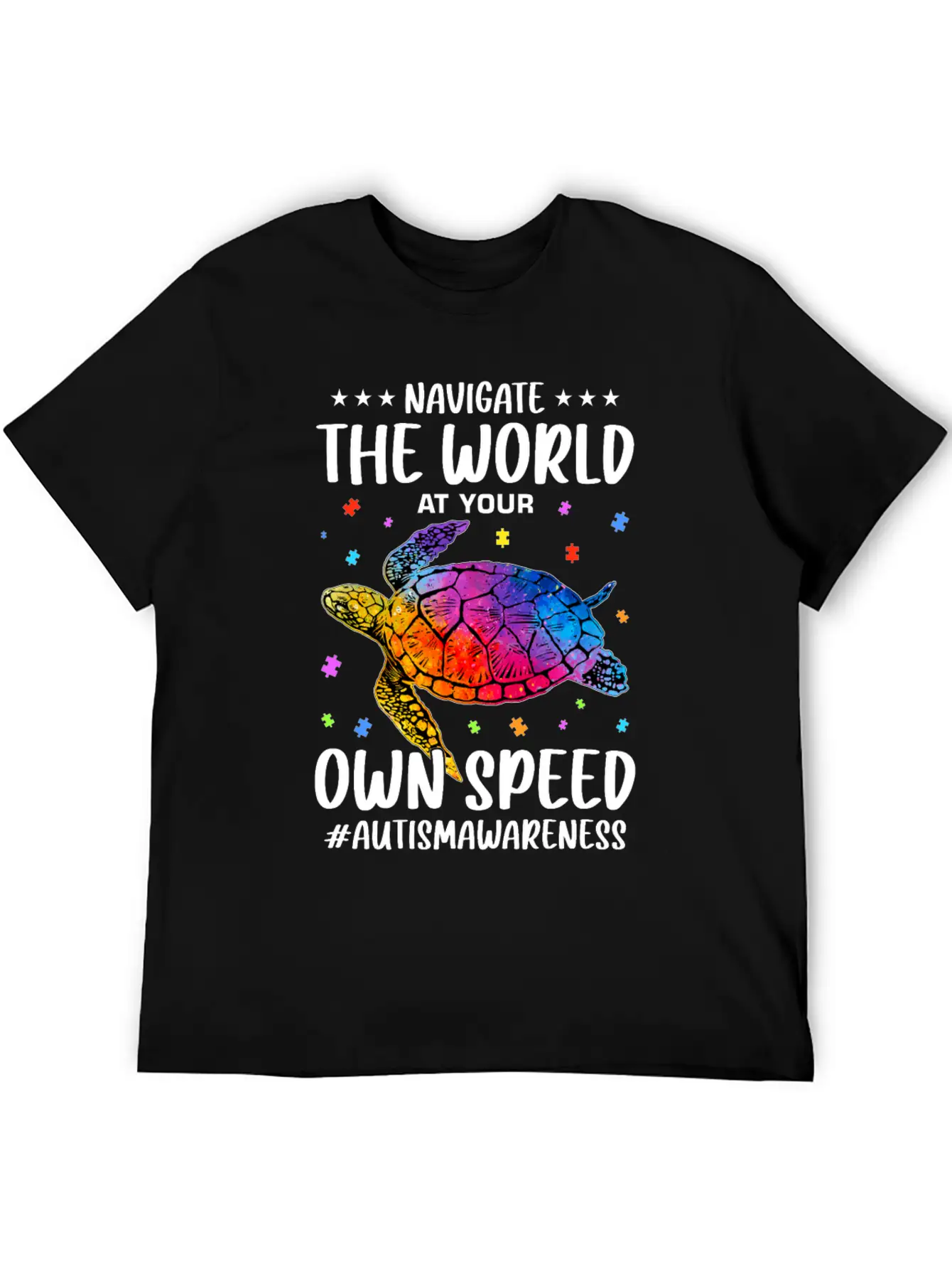 Autism Awareness Autist Classic Fit Graphic Tee For Daily Comfort – Unisex Cotton Shirt
