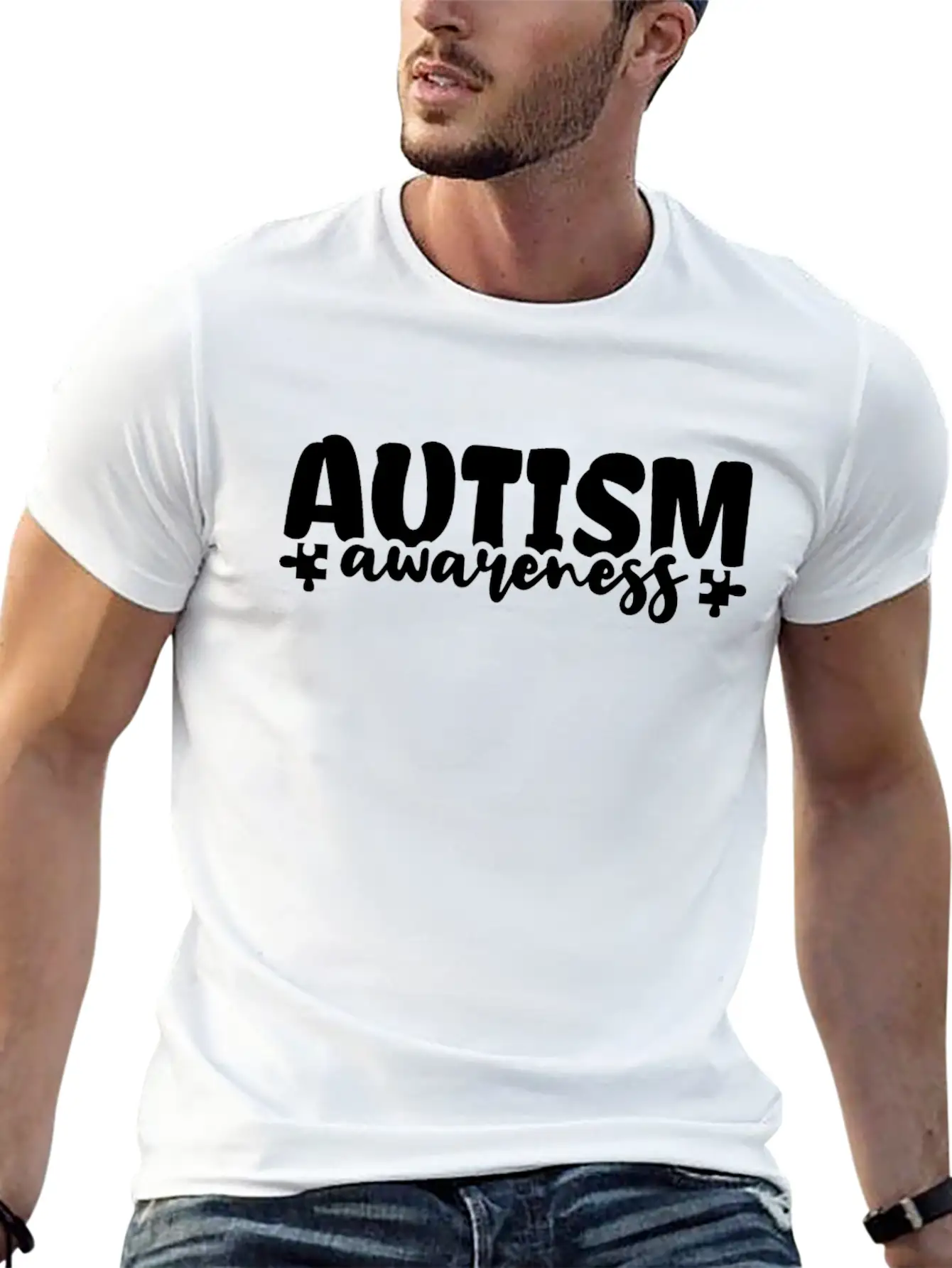 Autism Awareness Autistic Relaxed Everyday Tee – Lightweight And Durable Cotton