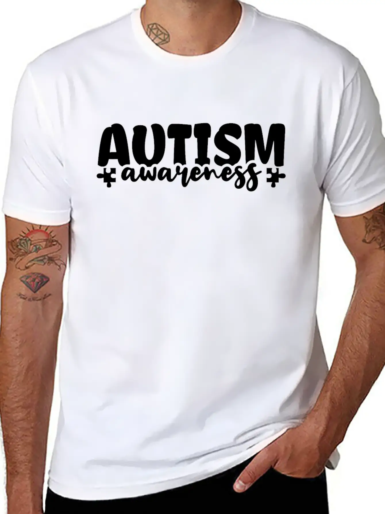Autism Awareness Autistic Relaxed Everyday Tee – Lightweight And Durable Cotton