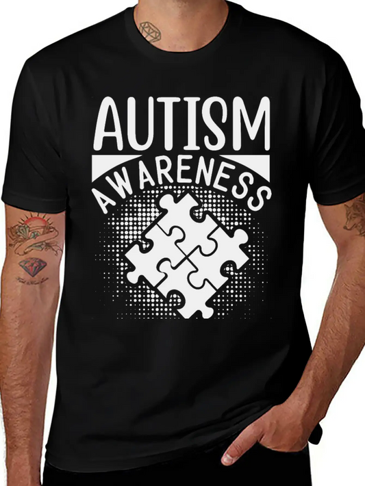 Autism Awareness Modern Fit Casual T-Shirt – Clean And Versatile Design