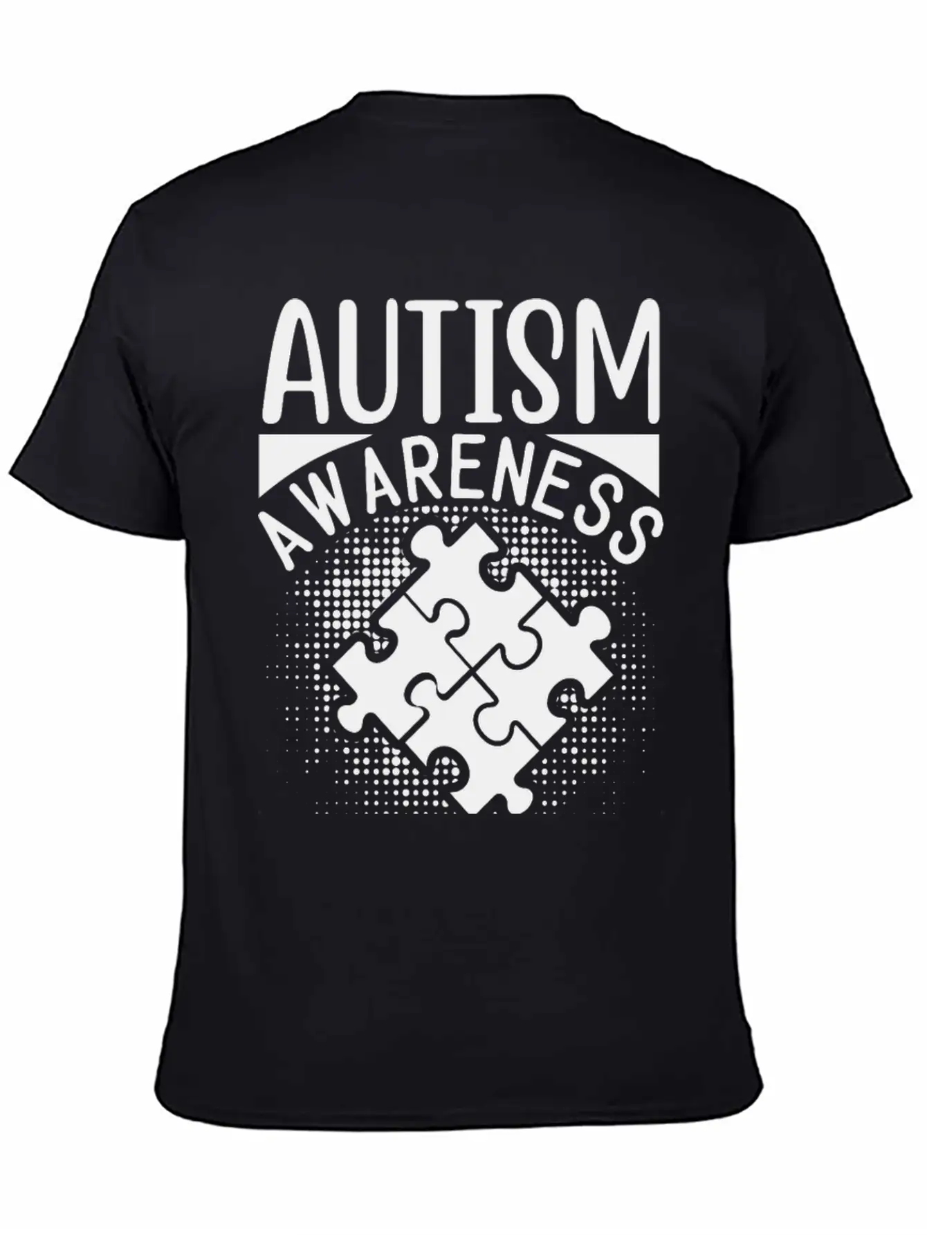 Autism Awareness Modern Fit Casual T-Shirt – Clean And Versatile Design