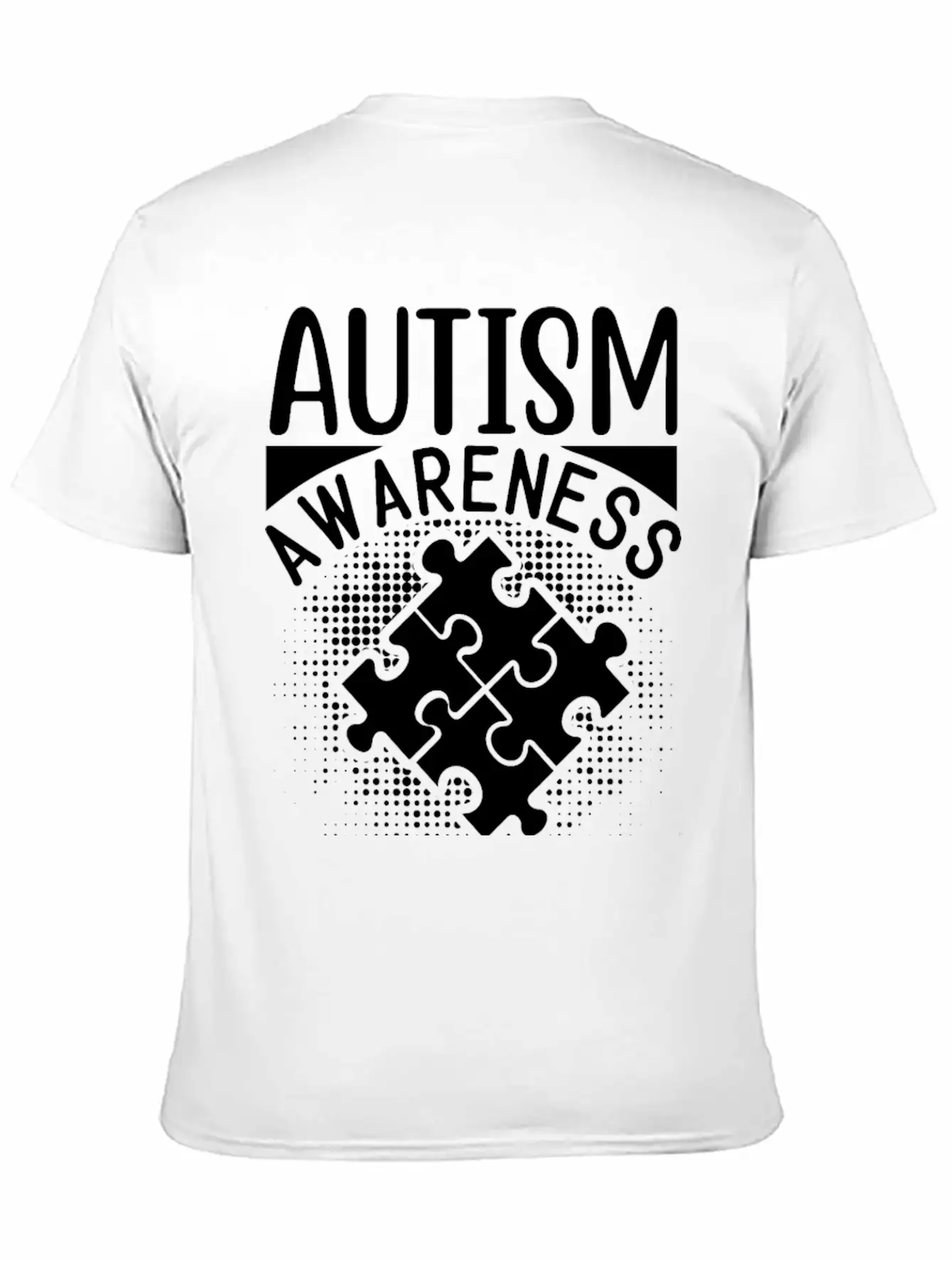 Autism Awareness Modern Fit Casual T-Shirt – Clean And Versatile Design