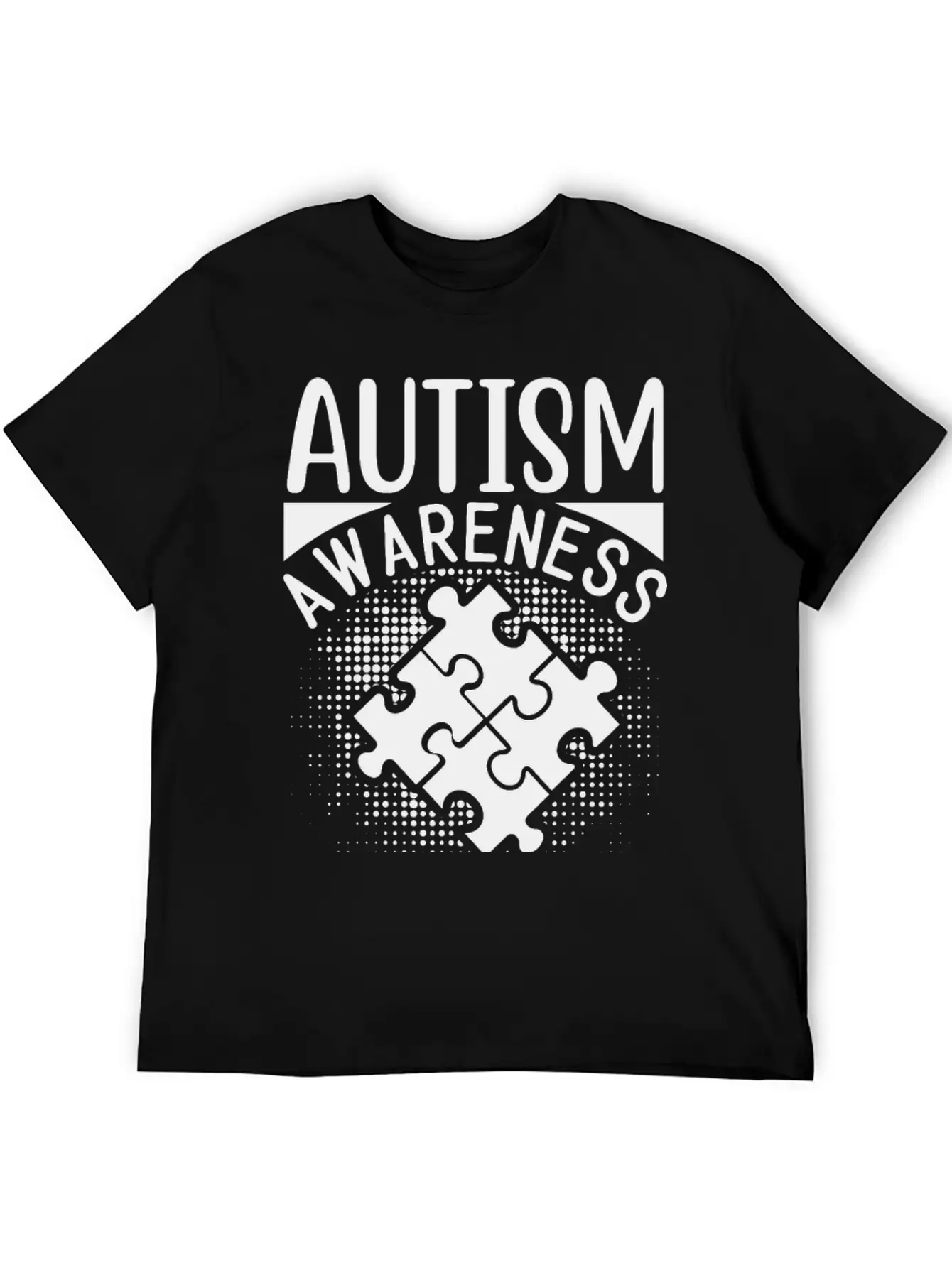 Autism Awareness Modern Fit Casual T-Shirt – Clean And Versatile Design