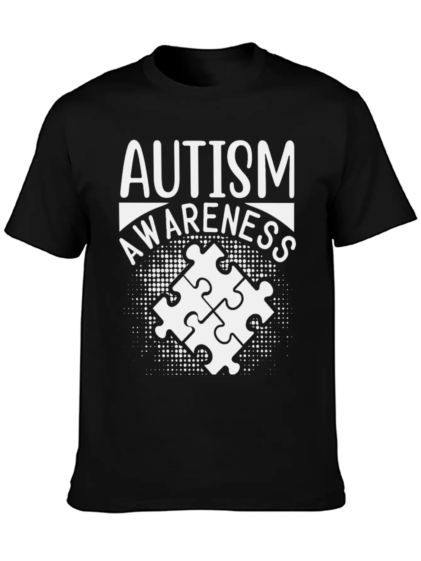 Autism Awareness Modern Fit Casual T-Shirt – Clean And Versatile Design
