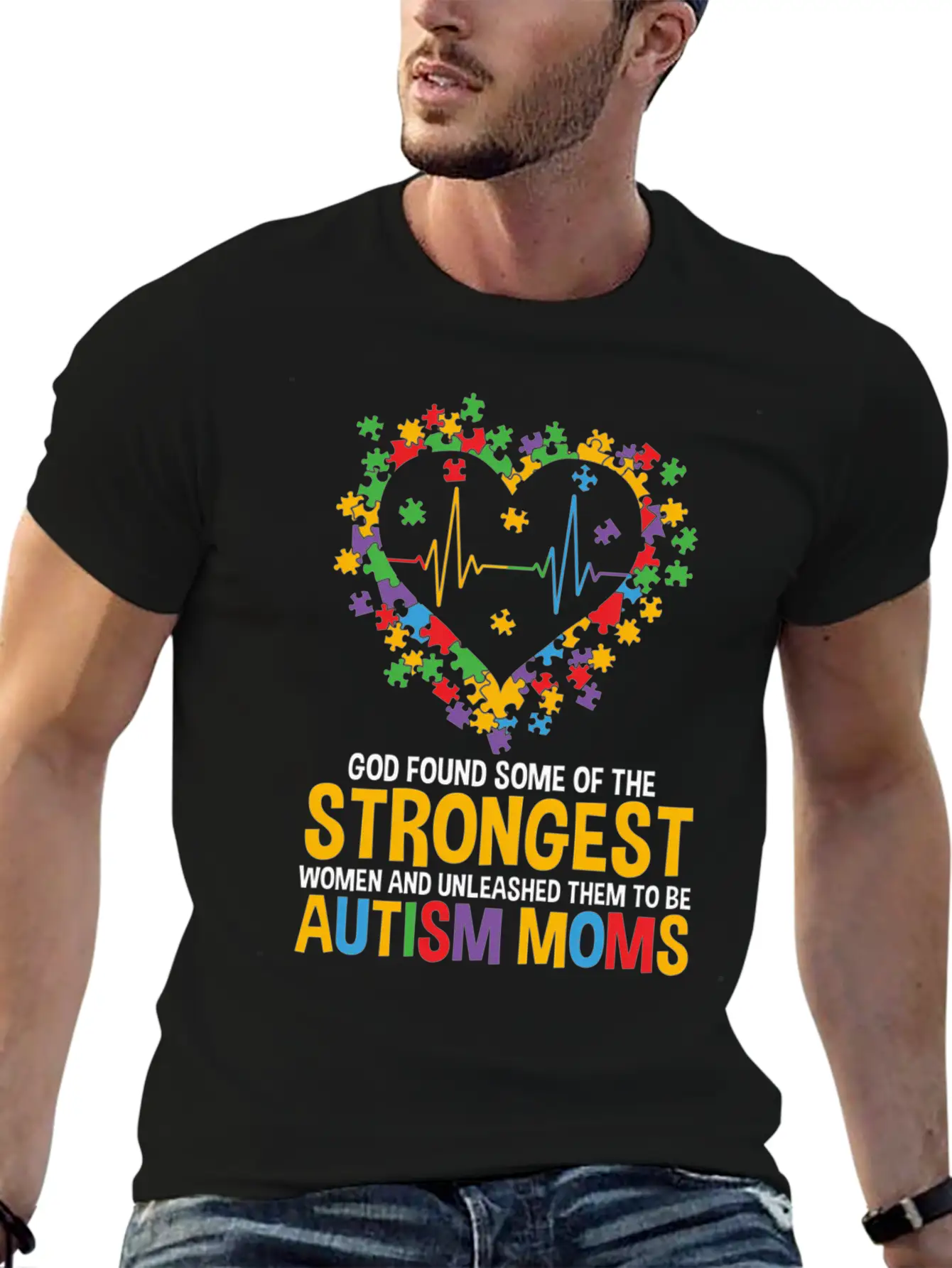 Autism Awareness Month Teacher Mom Paraprofessiona Modern Fit Casual T-Shirt – Clean And Versatile Design
