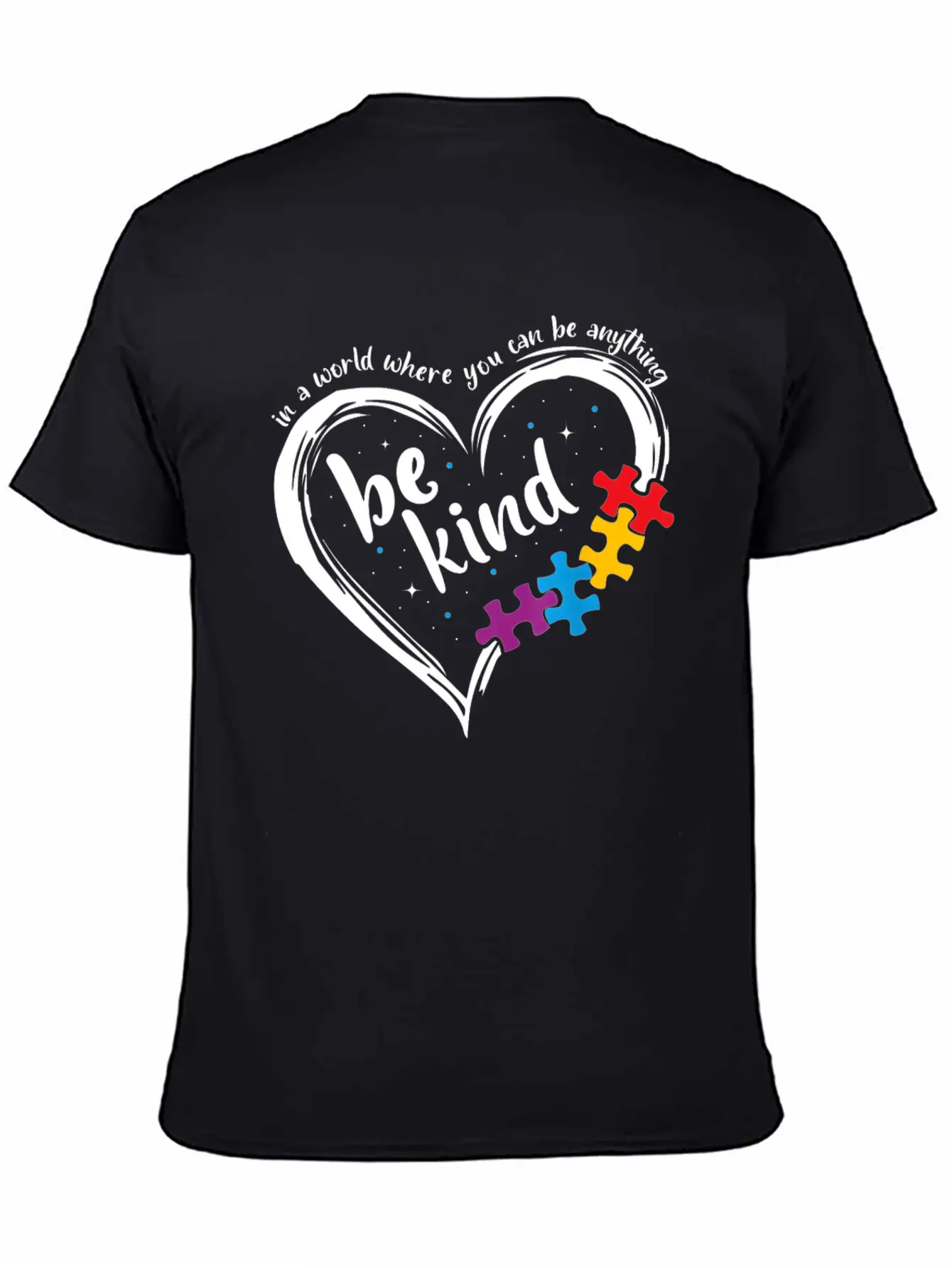 Autism Be Kind Women Blue Be Kind Autism Awareness Modern Fit Casual T-Shirt ��� Clean And Versatile Design