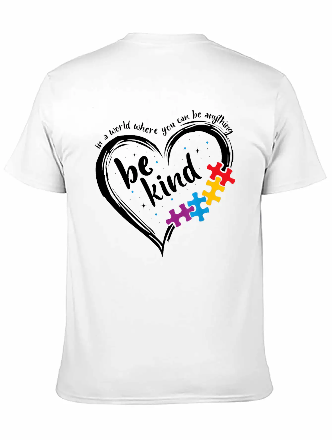Autism Be Kind Women Blue Be Kind Autism Awareness Modern Fit Casual T-Shirt ��� Clean And Versatile Design