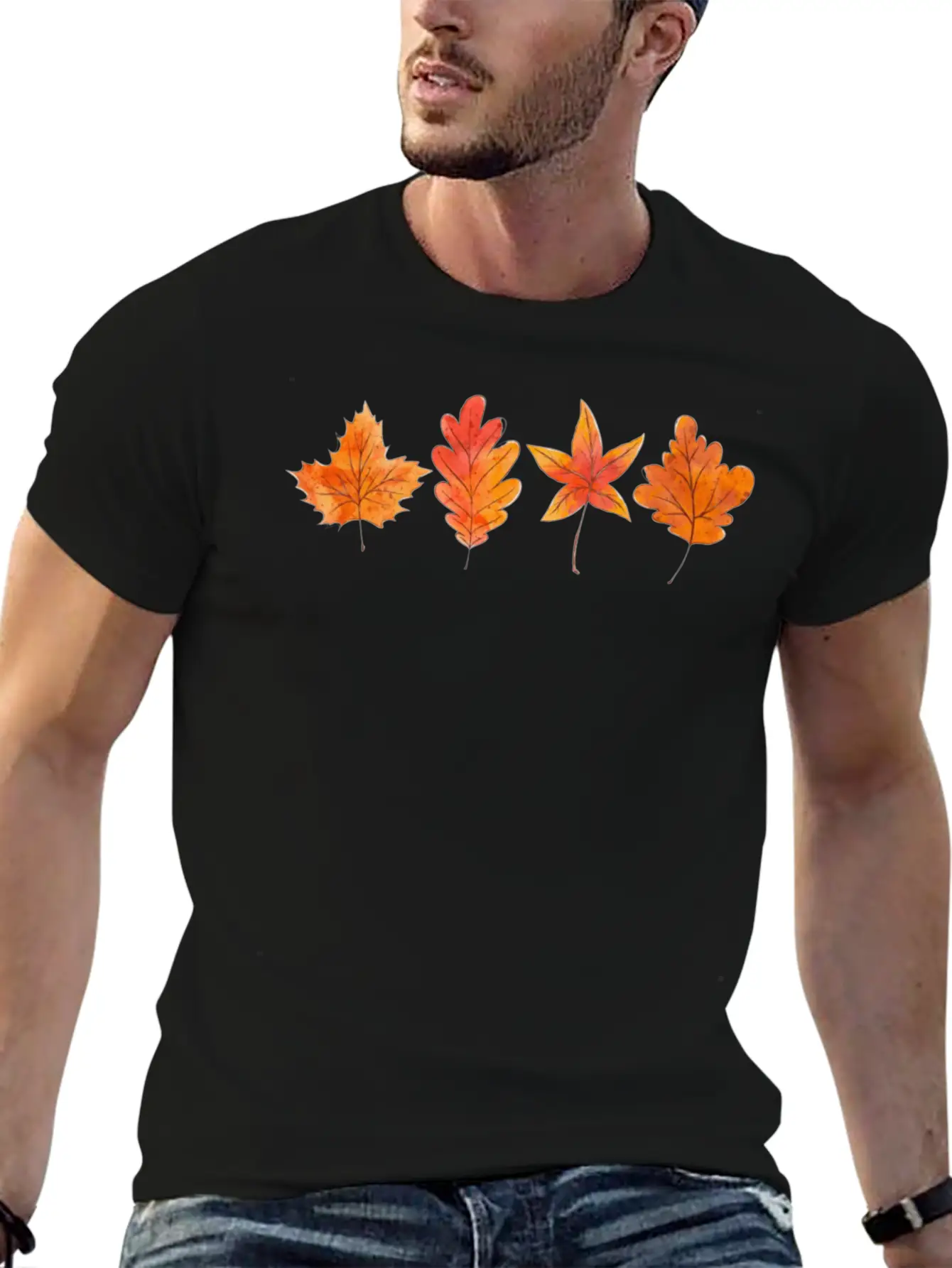 Autumn Fall Basic Graphic T-Shirt – Daily Comfort In Soft Cotton