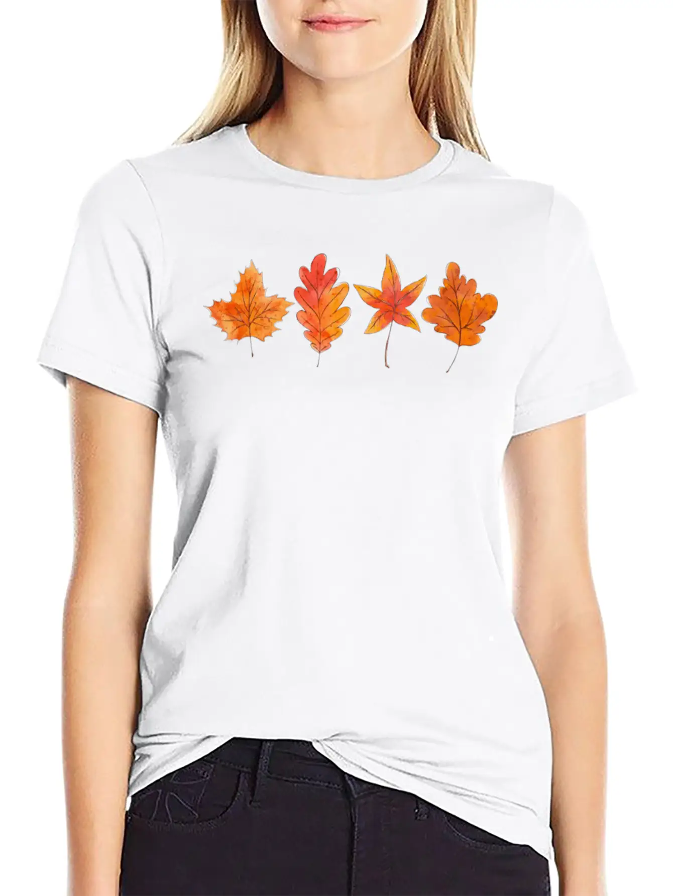 Autumn Fall Basic Graphic T-Shirt – Daily Comfort In Soft Cotton